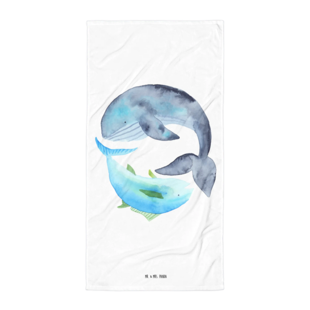 XL ręcznik kąpielowy wieloryb tuńczyk Motywy zwierzęce, dobra energia, zabawne powiedzonka, zwierzęta