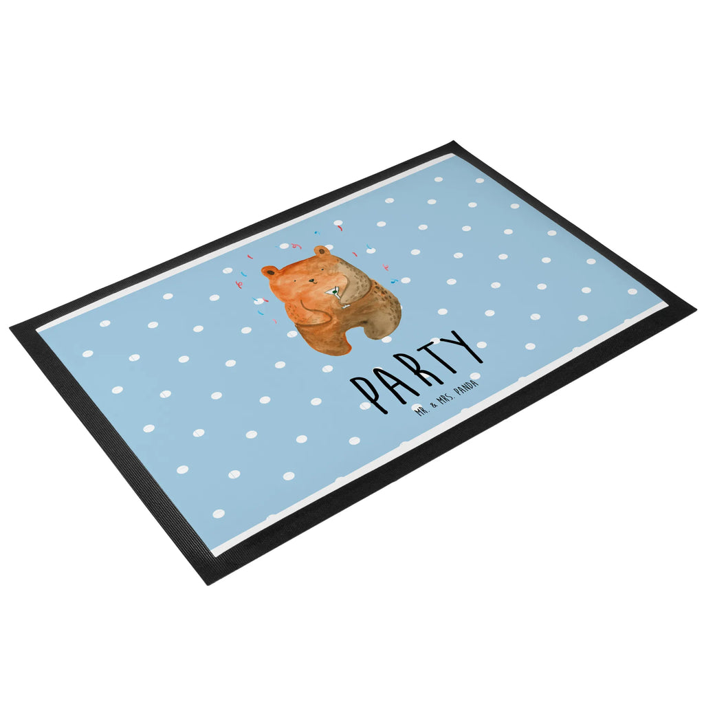 Fußmatte Bär Party Schuhabstreifer, Türvorleger, Fußmatten, Fußabstreifer, hausmatte, Schmutzfangteppich, Eingangsmatte, abstreifer, Abtretmatte, schmutzfangmatten, Abtreter, Schmutzfangmatte, Haustürmatte, Fußabtreter, matte haustür, Schmutzfänger, Eingangsteppich, Schmutzmatte, außenmatte, Fussmatte, flurmatte, Sauberlaufmatte, sauberlaufmatten, fußmatte, türmatten, Türmatte, Teddybär, Bär, Teddy, Geburtstag, Abfeiern, Mitbringsel, Gute Laune, Feiern, Party, Lustig, Geschenk, Geburtstagsgeschenk