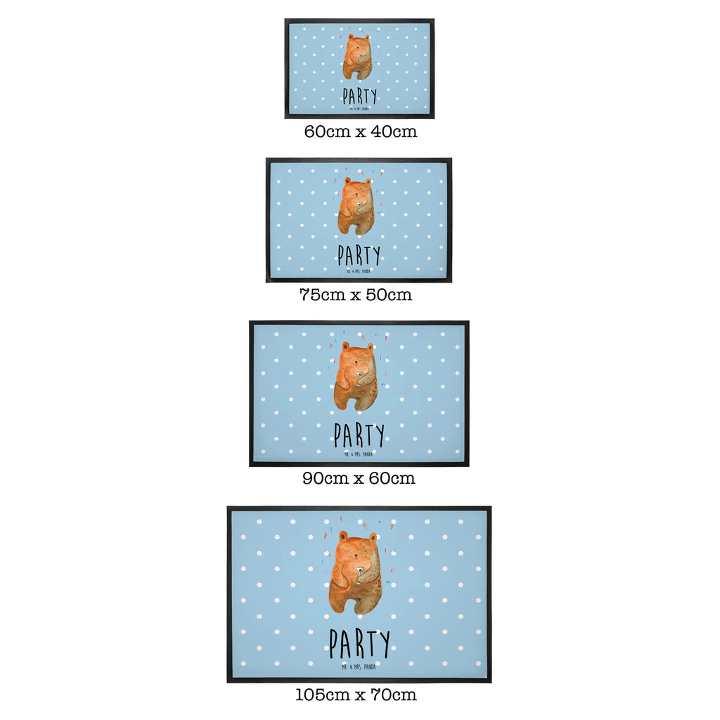 Fußmatte Bär Party Schuhabstreifer, Türvorleger, Fußmatten, Fußabstreifer, hausmatte, Schmutzfangteppich, Eingangsmatte, abstreifer, Abtretmatte, schmutzfangmatten, Abtreter, Schmutzfangmatte, Haustürmatte, Fußabtreter, matte haustür, Schmutzfänger, Eingangsteppich, Schmutzmatte, außenmatte, Fussmatte, flurmatte, Sauberlaufmatte, sauberlaufmatten, fußmatte, türmatten, Türmatte, Teddybär, Bär, Teddy, Geburtstag, Abfeiern, Mitbringsel, Gute Laune, Feiern, Party, Lustig, Geschenk, Geburtstagsgeschenk