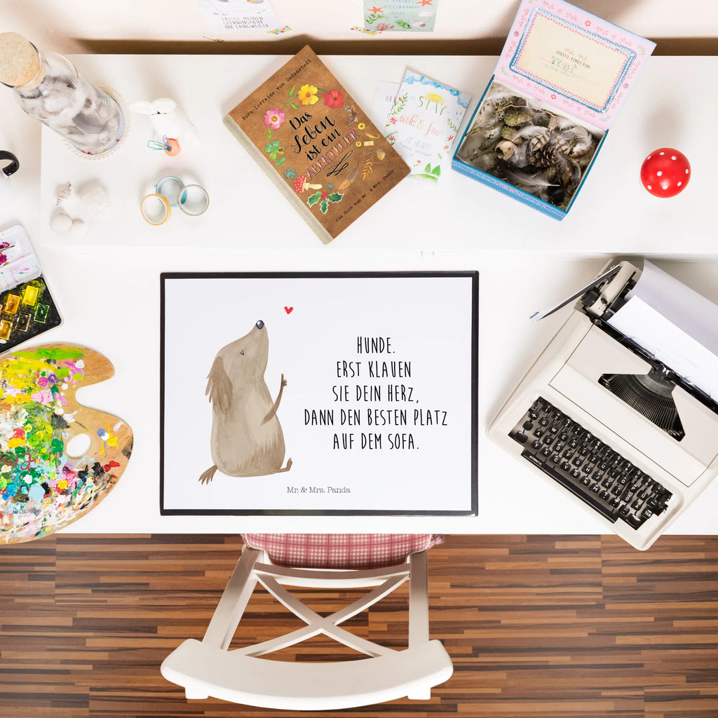 Podkładka na biurko Pies miłość Pies, motyw psa, zwierzę domowe, rasa psa, miłośnik zwierząt, właściciel psa, powiedzenia