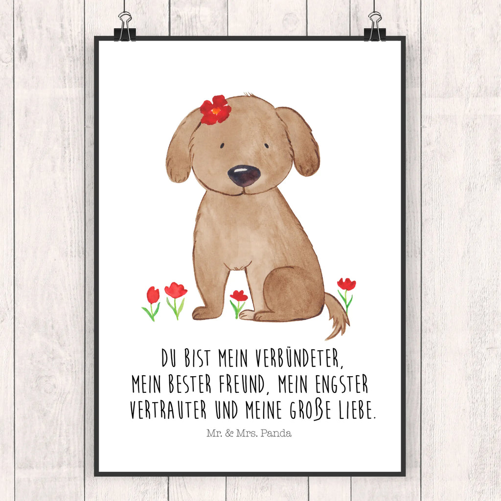 Plakat pies Dama Wanddeko, Handgemaltes Poster, Wandposter, Küchenposter, Wanddeko Bild, Poster, Wanddekoration, Raumdekoration, Posterdruck, Kinderposter, Designposter, Kunstdruck, Mr. & Mrs. Panda Poster, Bild, Hund, Hundemotiv, Haustier, Hunderasse, Tierliebhaber, Hundebesitzer, Sprüche, Hundeglück, Hundeliebe, Liebe, Frauchen, Hunde