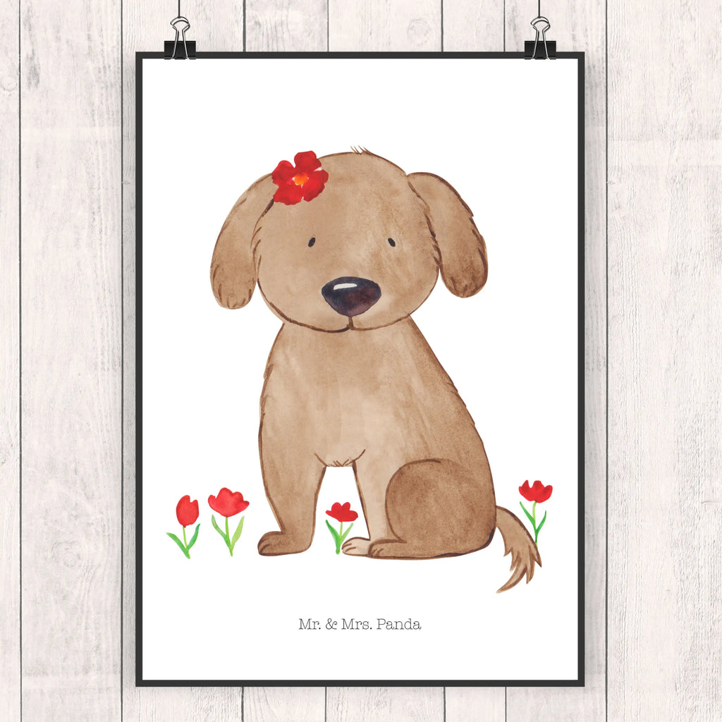 Plakat pies Dama Wanddeko, Handgemaltes Poster, Wandposter, Küchenposter, Wanddeko Bild, Poster, Wanddekoration, Raumdekoration, Posterdruck, Kinderposter, Designposter, Kunstdruck, Mr. & Mrs. Panda Poster, Bild, Hund, Hundemotiv, Haustier, Hunderasse, Tierliebhaber, Hundebesitzer, Sprüche, Hundeglück, Hundeliebe, Liebe, Frauchen, Hunde