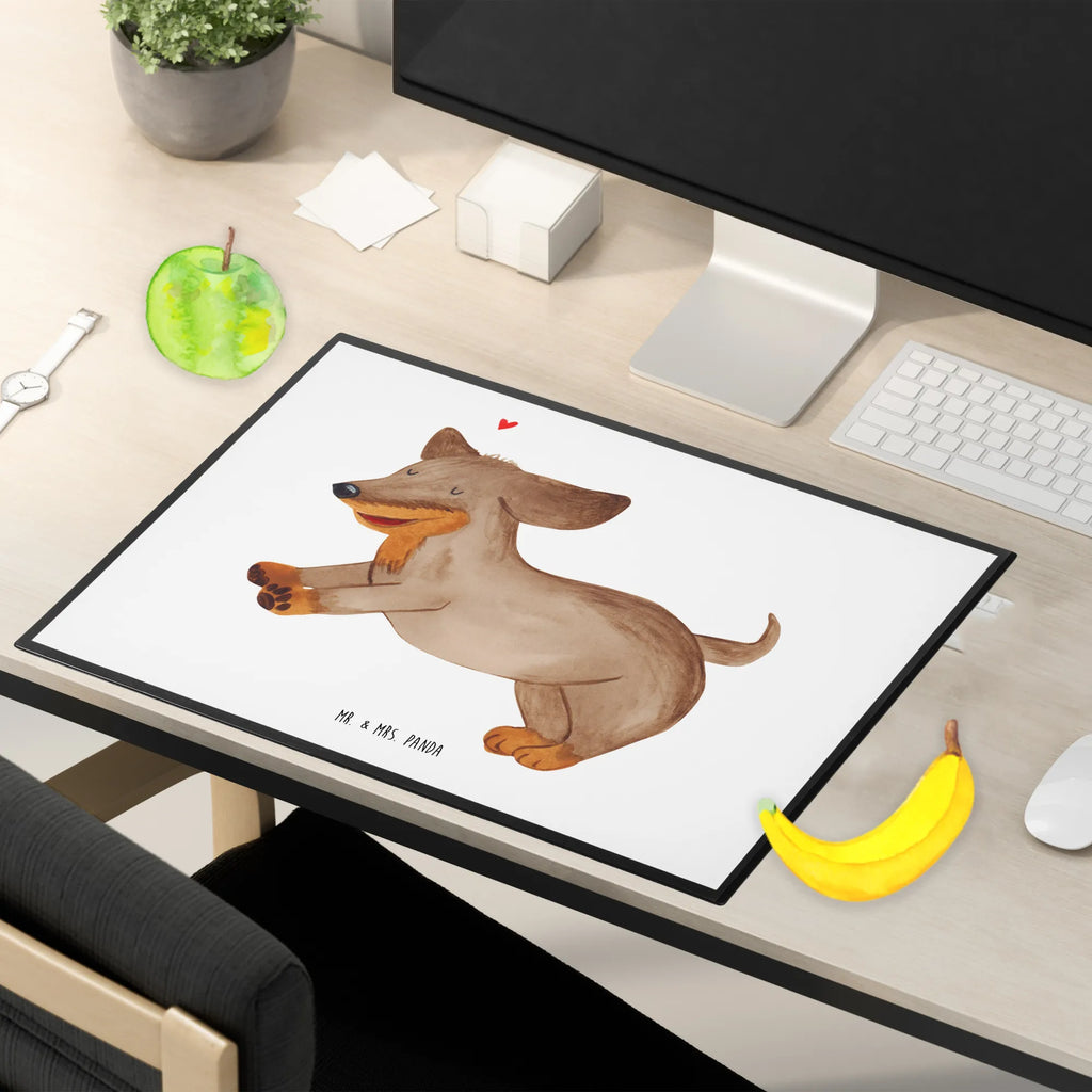 Schreibtischunterlage Hund Dackel Bürobedarf, Schreibtischauflage, Schreibtischunterlage Groß, Schreibunterlage, Büroartikel, Schreibwaren, Schreibtisch Unterlagen, Hund, Hundemotiv, Haustier, Hunderasse, Tierliebhaber, Hundebesitzer, Sprüche, Hunde, Dachshund, Dackel, happy dog