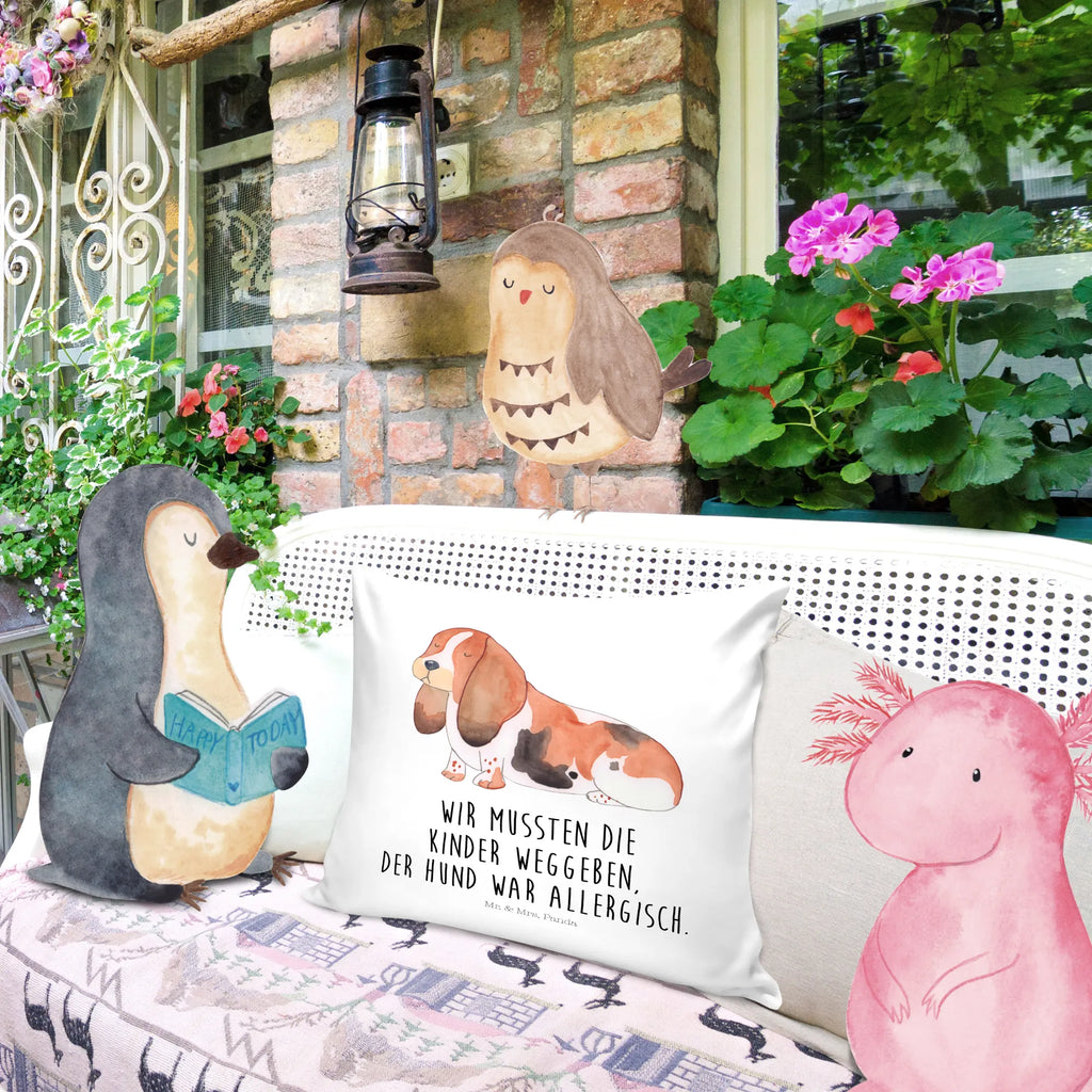 Cushion Dog Basset Hound fluffy, settee, 40 x 40, pillows, Pillow, pillow case, soft, bedroom, cushion, bed, 40x40, couch, sofa, pad, dog, mutt, hound, woof, dog mama, dog breed, love dogs, love for dogs, dog decorative items, bag with dog print, funny gifts for dog owners, what do you give a dog lover, Christmas gifts for dogs, gifts for dogs, dog sayings, Dog, basset, basset hound, childless, dog love