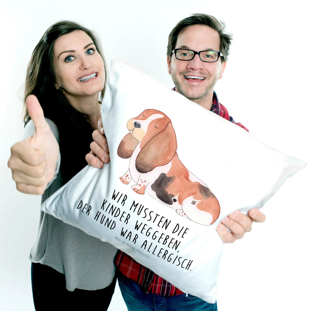 Cushion Dog Basset Hound fluffy, settee, 40 x 40, pillows, Pillow, pillow case, soft, bedroom, cushion, bed, 40x40, couch, sofa, pad, dog, mutt, hound, woof, dog mama, dog breed, love dogs, love for dogs, dog decorative items, bag with dog print, funny gifts for dog owners, what do you give a dog lover, Christmas gifts for dogs, gifts for dogs, dog sayings, Dog, basset, basset hound, childless, dog love