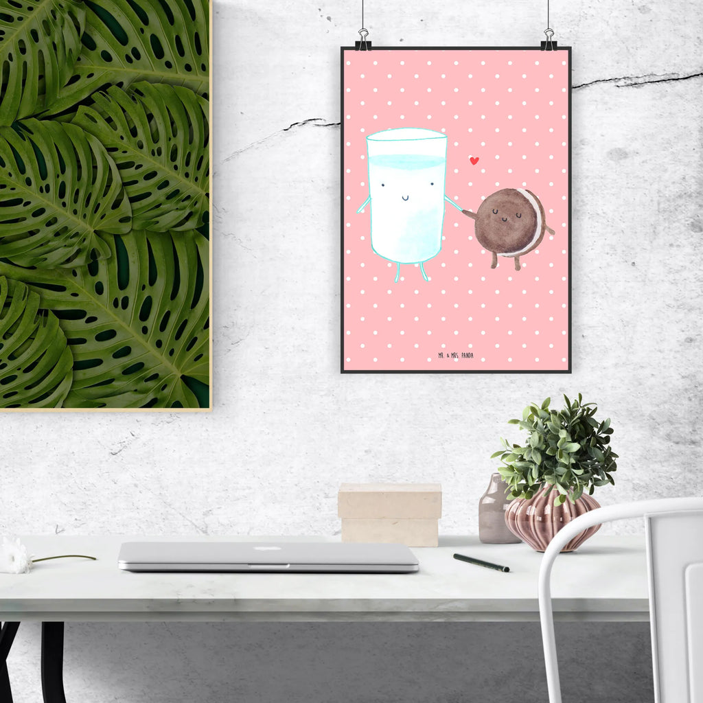 Poster milk biscuit Kunstdruck, Deko Bild, Wandposter, drucke, grafikposter, Bild, wanddruck, Wandschmuck, Wandbild, Mr. & Mrs. Panda Poster, wanddeko, Posterdruck, kunstdruck poster, Plakat, kunstposter, Bild für Wand, Designposter, Wanddeko Bild, wandkunst, Poster, Wanddekoration, kunst für die wand, Gute Laune, Tiermotive, Tiere, Lustige Sprüche, Kekse, Keks, Cookie, Motiv Süß, Perfektes Paar, Kaffee, Einladung Frühstück, Milch, Romantisch, Milk