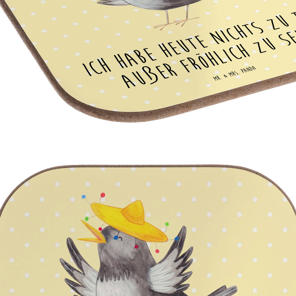 Square coaster Crow sombrero Untersetzer Holz, Getränkeuntersetzer, Untersetzer für Gläser, Glasuntersetzer, Holzuntersetzer, Tassen Untersetzer, Untersetzer Design, Untersetzer, Untersetzer Gläser, Bierdeckel, Korkuntersetzer, Untersetzer aus Holz, Tiermotive, Gute Laune, lustige Sprüche, Tiere, froh, Motivation, Elster, glücklich sein, Rabe, Spruch positiv, Vögel, Vogel, Glück Spruch, fröhlich sein