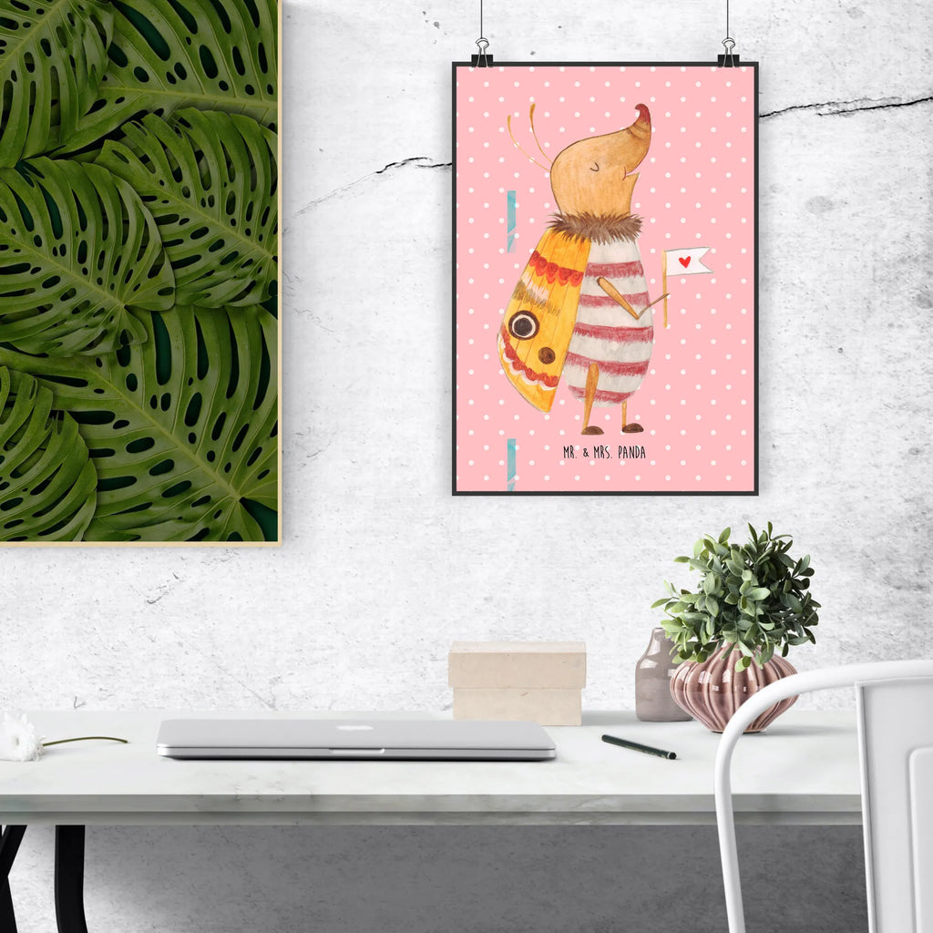 Poster Moth flag Küchenposter, Mr. & Mrs. Panda Poster, Handgemaltes Poster, Kinderposter, Wanddeko, Kunstdruck, Bild, Raumdekoration, Wandposter, Posterdruck, Designposter, Poster, Wanddeko Bild, Wanddekoration, Tiermotive, Gute Laune, lustige Sprüche, Tiere, Spruch lustig, Käfer, Was kostet die Welt, Küche Deko, niedlich, Nachtfalter, Spruch witzig, süß