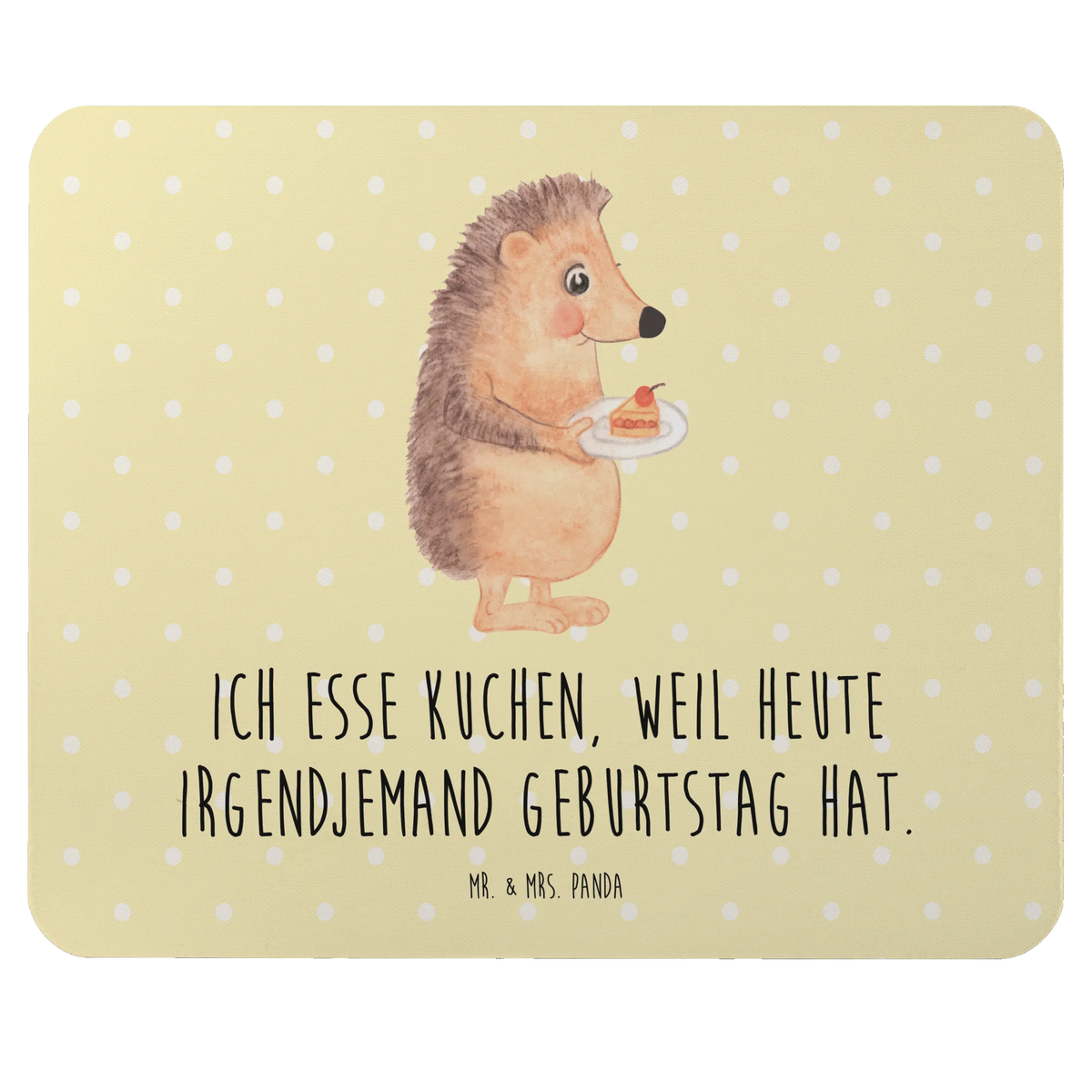 Mouse mat Hedgehog piece of cake pc mausunterlage, Mouse Pad, mausteppich, Mauspad, laptop mauspad, computermatte, Mousepad, computer mauspad, gummi mauspad, mauspad pc, computer mousepad, pc mousepad, mousematte, mauspad laptop, notebook mauspad, pc mauspad, laptop mousepad, Tiere, Tiermotive, Lustige Sprüche, Gute Laune, Backen Geschenk, Igel, Kuchen Backen, Kuchen, Essen Spruch, Geburtstagskuchen, Einladung Party, Torte
