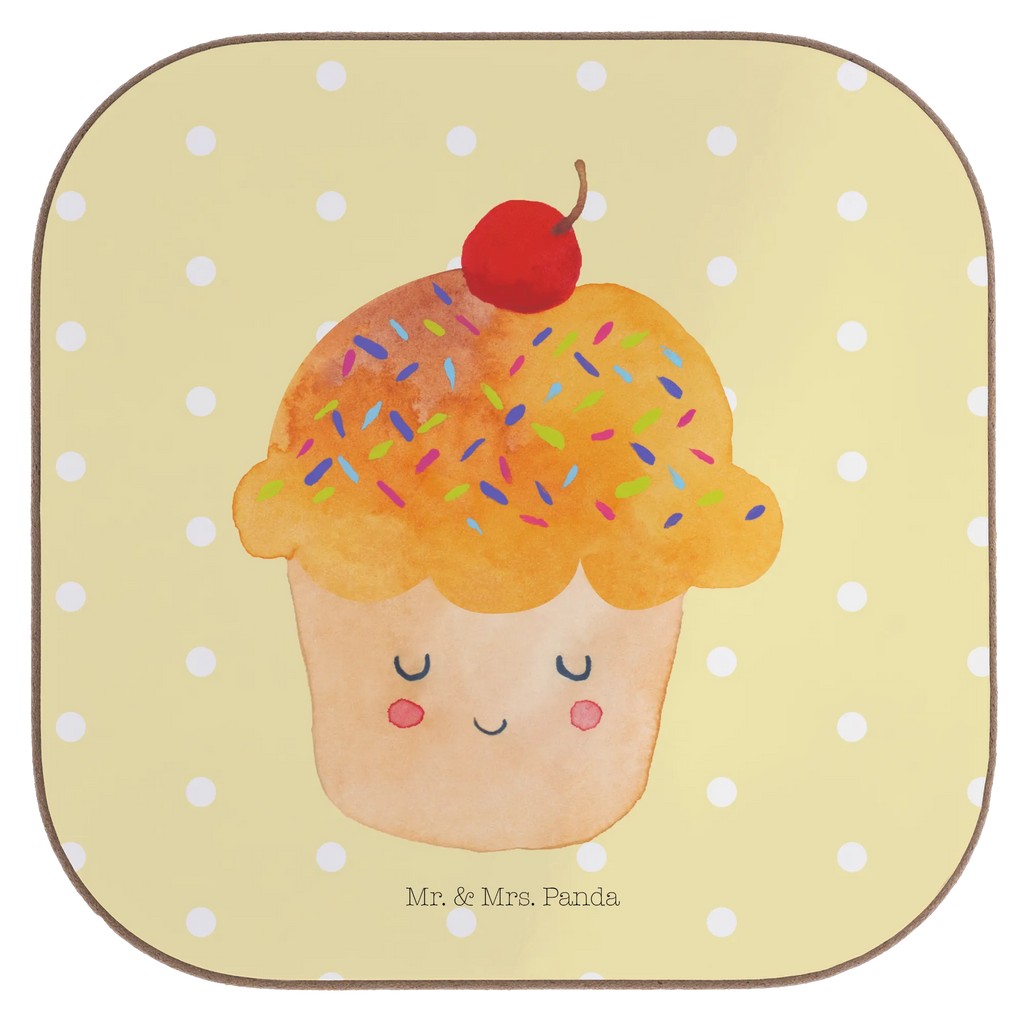 Square coaster Cupcake glass coasters, party, presents, Coasters, gift, breakfast, gifts, small animals, cute, funny, cute animal motives, hand drawn, small world, funny sayings, good mood, happy, gift ideas, special gifts, animal lover, card, Muffin, Kitchen Decoration, Baking Present, Cupcakes, Kitchen Saying, Motivation Sayings, Wonder, Present Cook