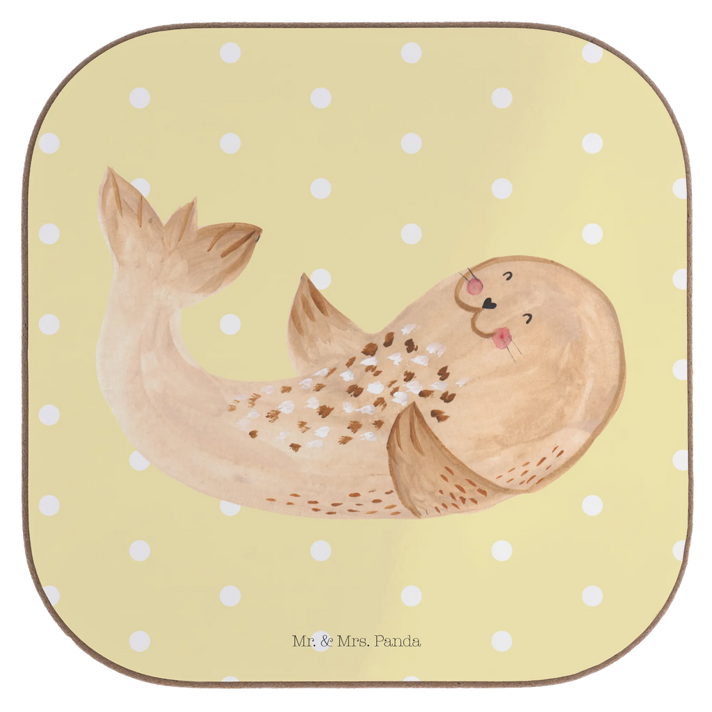 Square coaster seal Lay Korkuntersetzer, Tassen Untersetzer, Untersetzer Gläser, Untersetzer, Getränkeuntersetzer, Untersetzer Holz, Bierdeckel, Glasuntersetzer, Untersetzer aus Holz, Untersetzer für Gläser, Untersetzer Design, Holzuntersetzer, Tiermotive, Gute Laune, lustige Sprüche, Tiere, Ostsee, Seehund, Robbe, Robben, Lachen, Meerestier, Strand, Freude, Nordsee