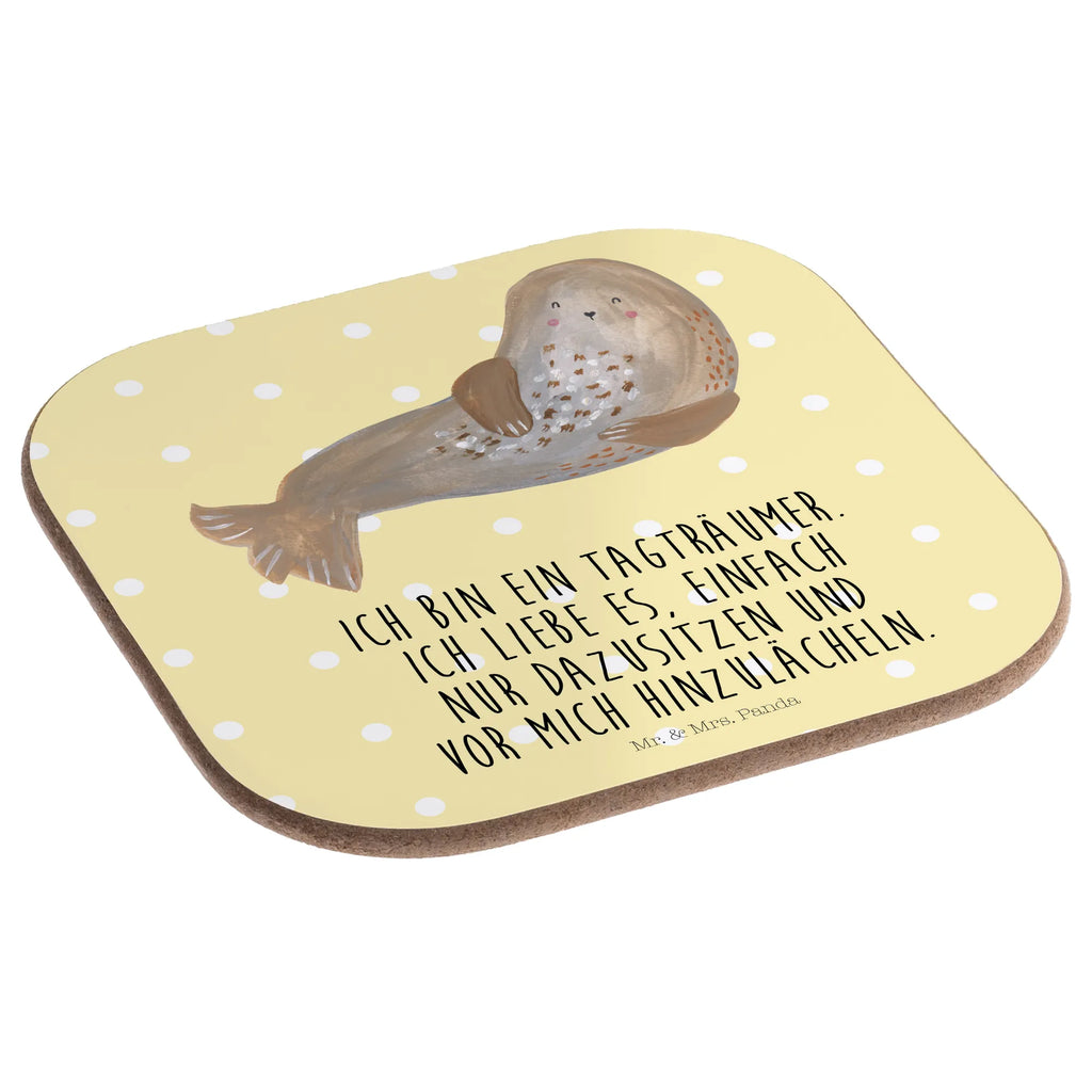 Quadratische Untersetzer Robbe lachend Untersetzer Holz, Bierdeckel, Korkuntersetzer, Tassen Untersetzer, Holzuntersetzer, Glasuntersetzer, Untersetzer, Untersetzer Design, Untersetzer Gläser, Untersetzer für Gläser, Untersetzer aus Holz, Getränkeuntersetzer, Tiermotive, Gute Laune, lustige Sprüche, Tiere, Nordsee, Robbe, Meerestier, Robben, Ostsee, Strand, Seehund