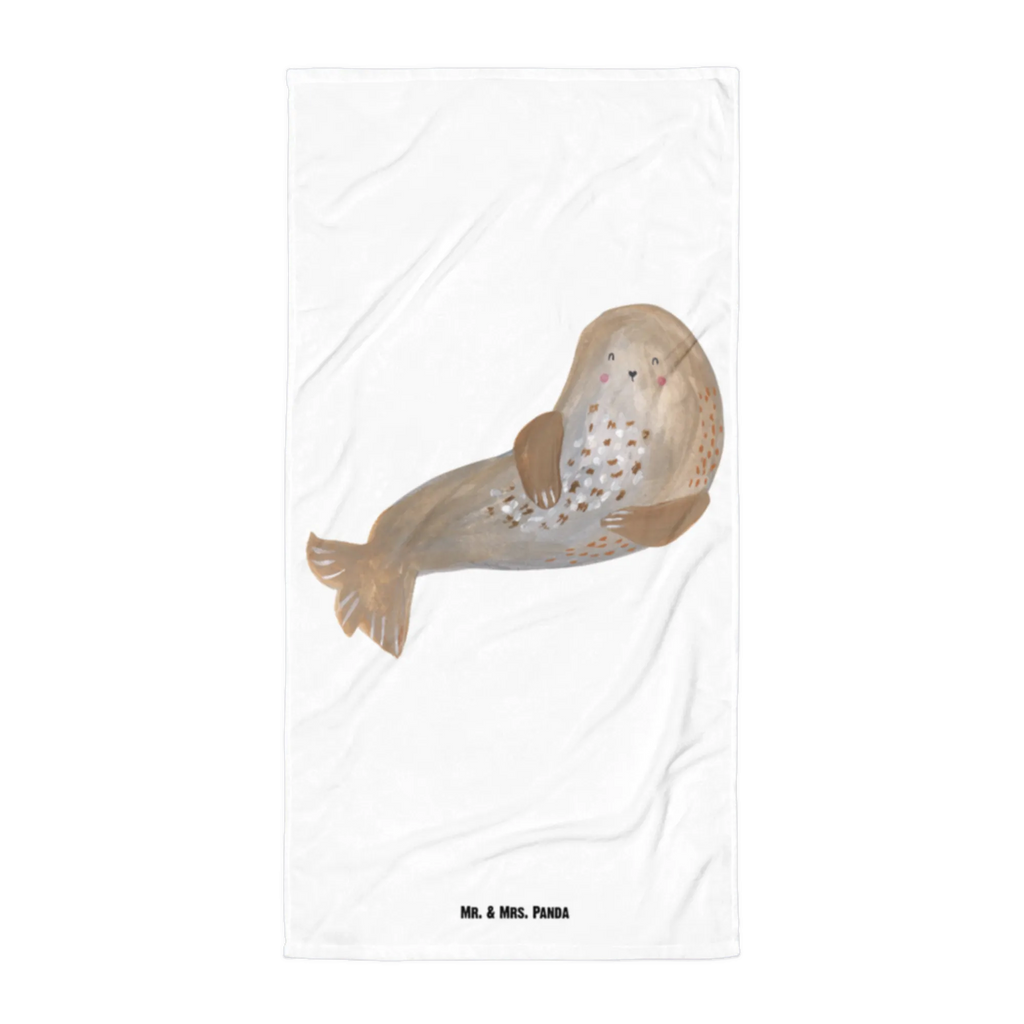 XL bath towel seal Laugh oversized towel, extra large swim towel, spa towel, XL bath towel, luxury bath sheet, large beach towel, small animals, cute, funny, cute animal motives, hand drawn, small world, funny sayings, good mood, happy, gifts, gift ideas, special gifts, animal lover, card, Sea animal, Baltic Sea, North Sea, Seal, Seals, Beach