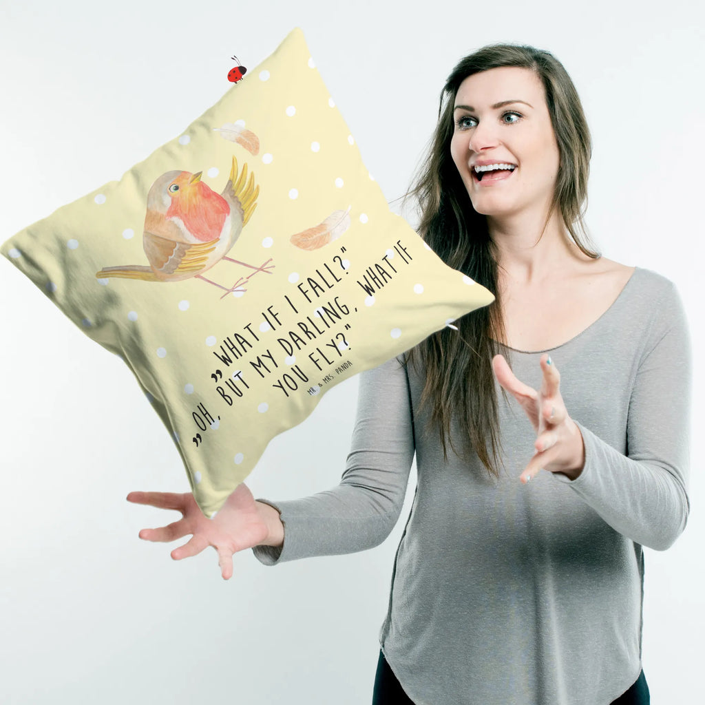 Cushion robin feathers Kissen 40x40, Sofakissen, Kissen, Kissenhülle 40x40, Couchkissen, Kissenbezüge, Kissenbezug 40x40, Dekokissen Sofa, Zierkissen, sitzkissen, Kissenhülle, Dekokissen 40x40, Kopfkissen, Sofakissen 40x40, Kissen 40x40 Waschbar, Kopfkissen 40x40, Motivkissen, sofakissen, Dekokissen, Tiermotive, Gute Laune, lustige Sprüche, Tiere, Vogel, Spruch Mut, Spruch Motivation, fliegen, Motivationsbilder, Rotkehlchen, Motivation Sprüche, What if i fall