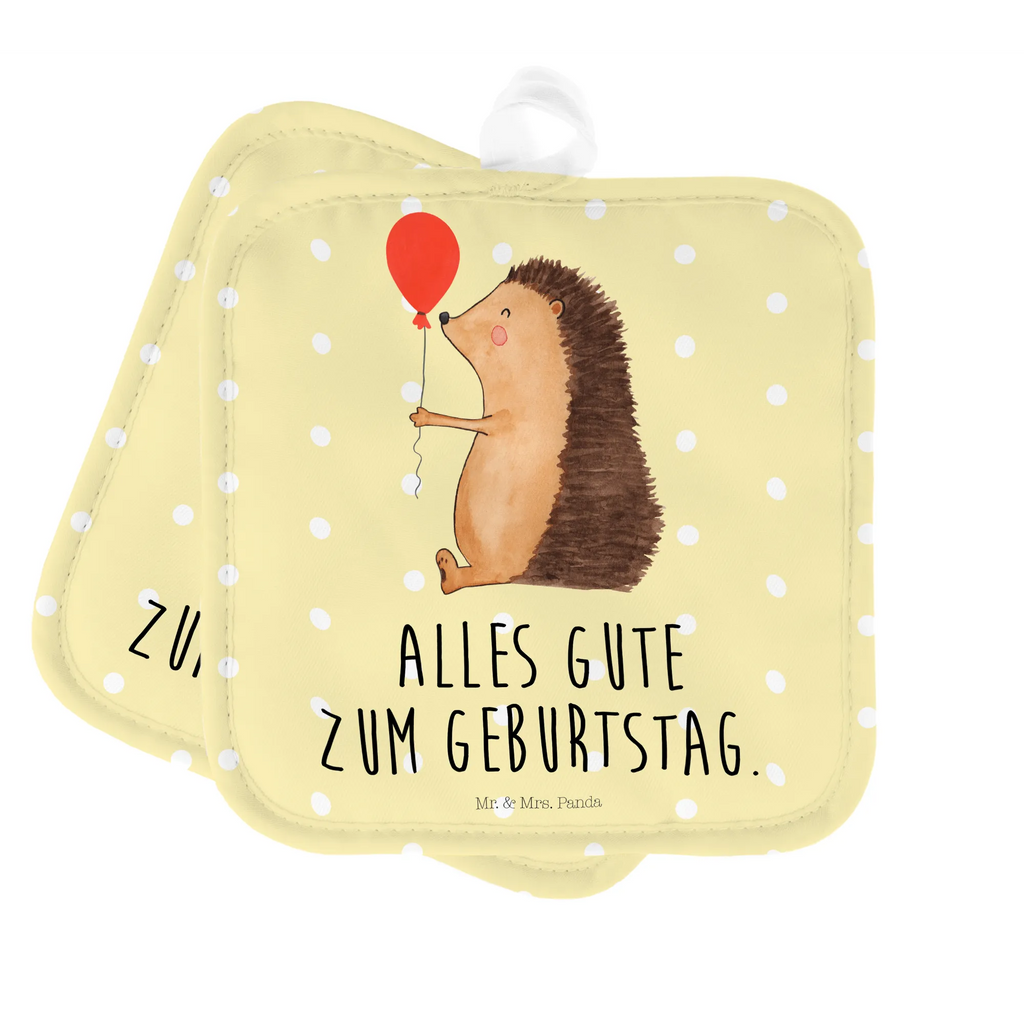 2er Set Topflappen  Igel Luftballon Topfhandschuhe, Topfuntersetzer, Topflappen, Topflappen 2er Set, topfhalter, Topflappenset, Topflappen Set, 2er Set Topflappen, Lustige Sprüche, Tiere, Tiermotive, Gute Laune, Ballon, Igel, Geburtstag, Herzlichen Glückwunsch, Geburtstagskind, Happy Birthday, Glückwunsch