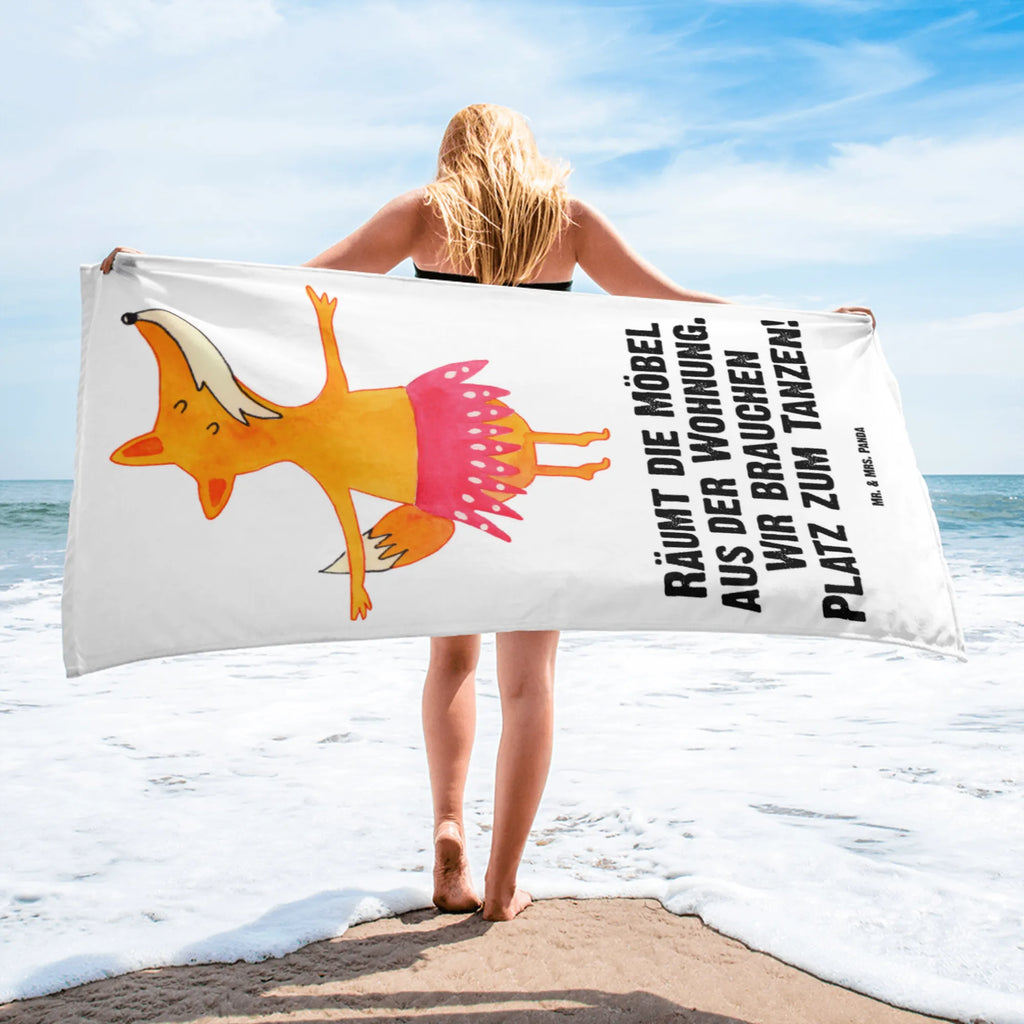 XL ręcznik kąpielowy Lis baletnica Lis