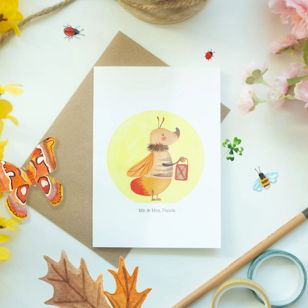 Greetings card Firefly birthday card, wedding card, folding card, greeting card, invitation card, small animals, cute, funny, cute animal motives, hand drawn, small world, funny sayings, good mood, happy, gifts, gift ideas, special gifts, animal lover, card, glowworm, proof of love, marriage proposal, magic, love saying, butterfly, favourite person, anniversary, love, engagement, glow