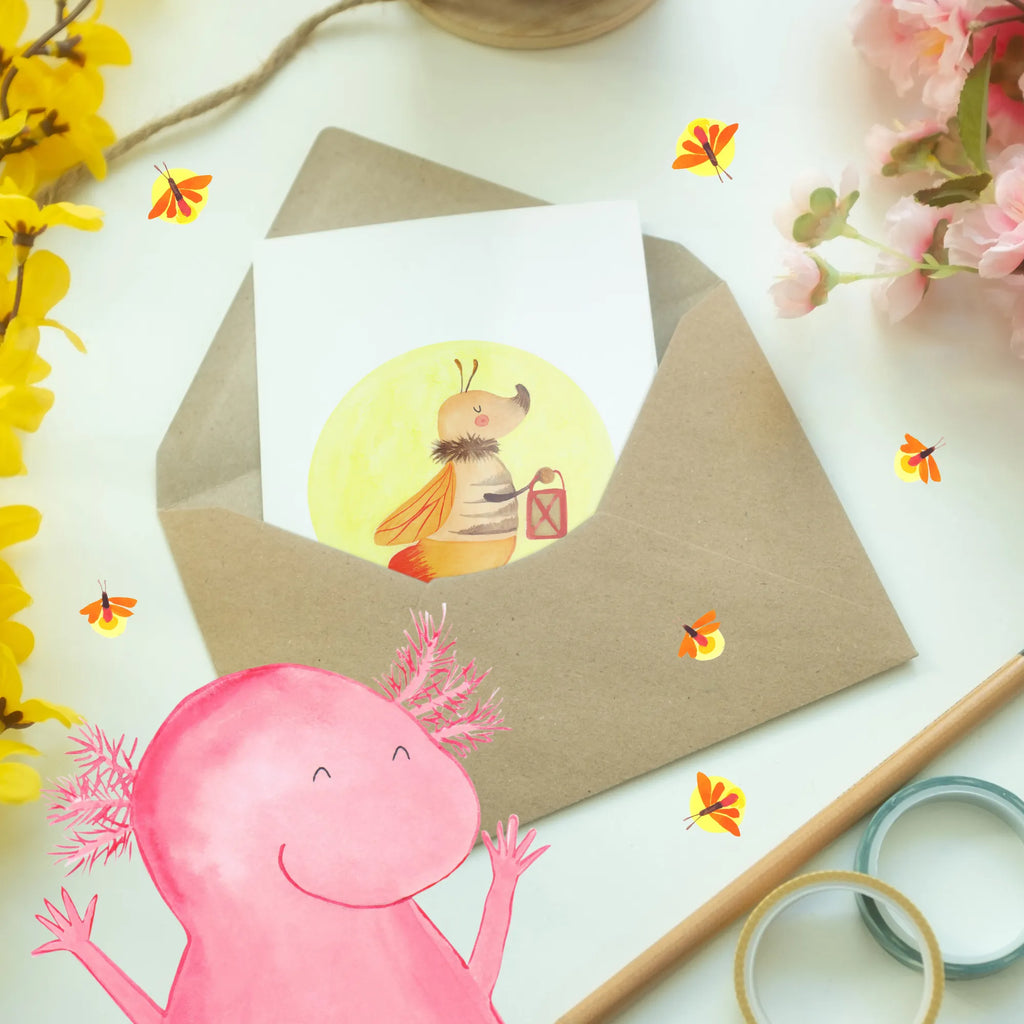 Greetings card Firefly birthday card, wedding card, folding card, greeting card, invitation card, small animals, cute, funny, cute animal motives, hand drawn, small world, funny sayings, good mood, happy, gifts, gift ideas, special gifts, animal lover, card, glowworm, proof of love, marriage proposal, magic, love saying, butterfly, favourite person, anniversary, love, engagement, glow