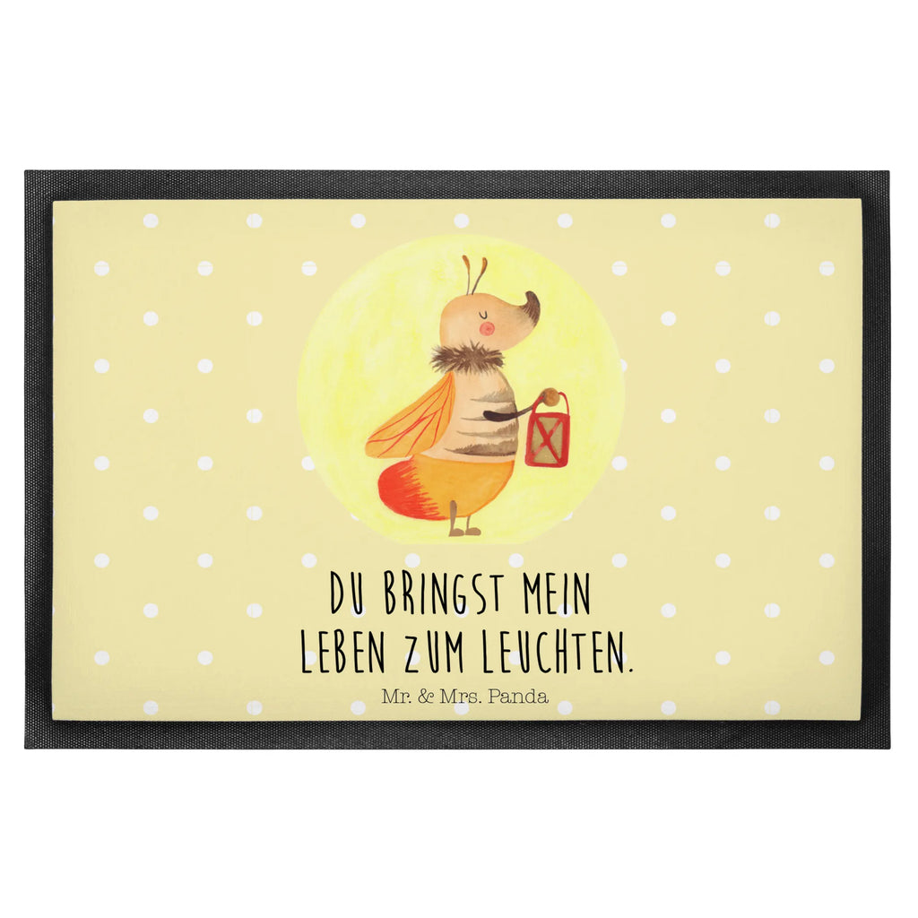 Doormat Firefly small animals, cute, funny, cute animal motives, hand drawn, small world, funny sayings, good mood, happy, gifts, gift ideas, special gifts, animal lover, card, favourite person, engagement, love saying, glowworm, love, butterfly, marriage proposal, glow, anniversary, magic, proof of love