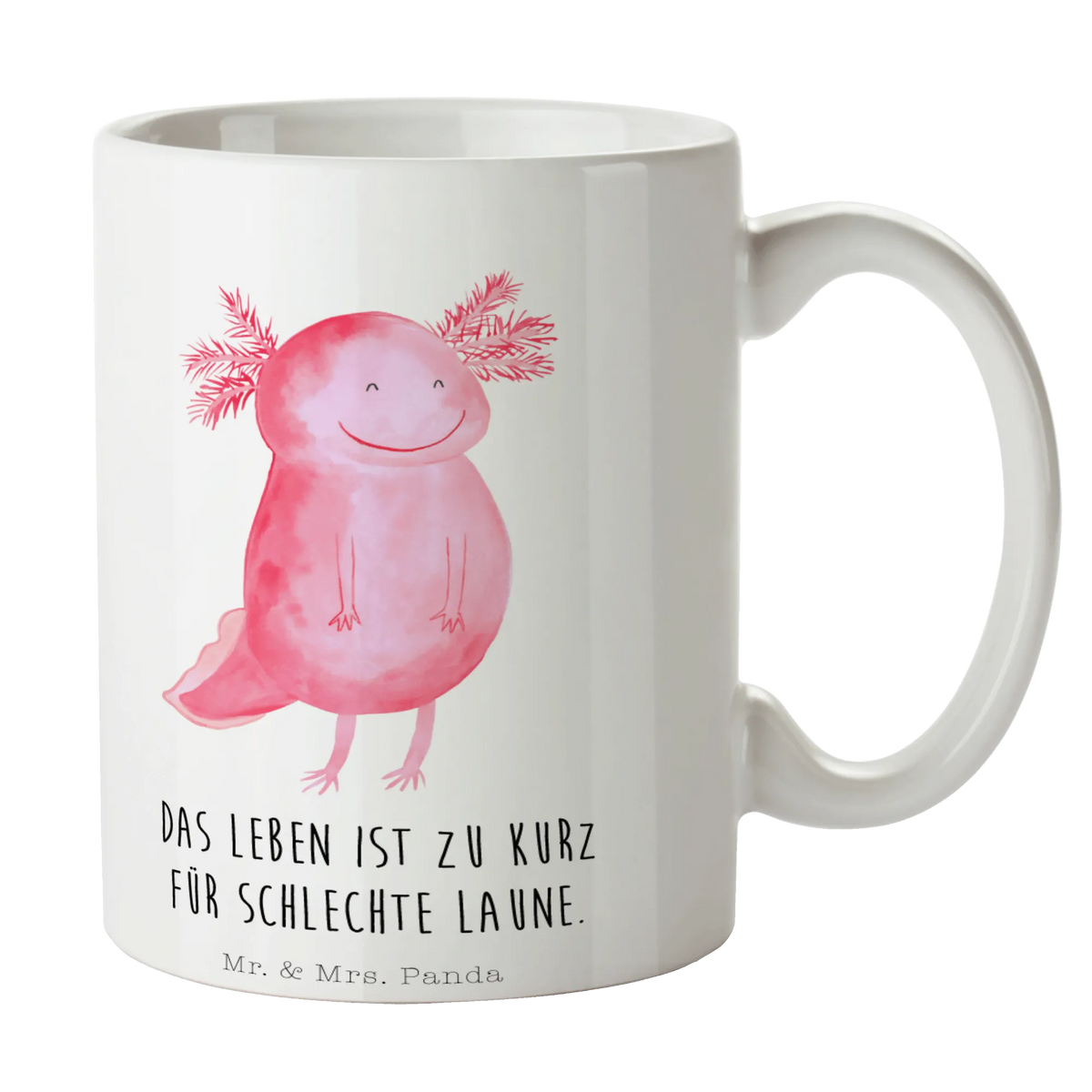 Mug axolotl Happy marine animals, Mexican walking fish, Axelotl, salamander, tail, good mood, amphibian
