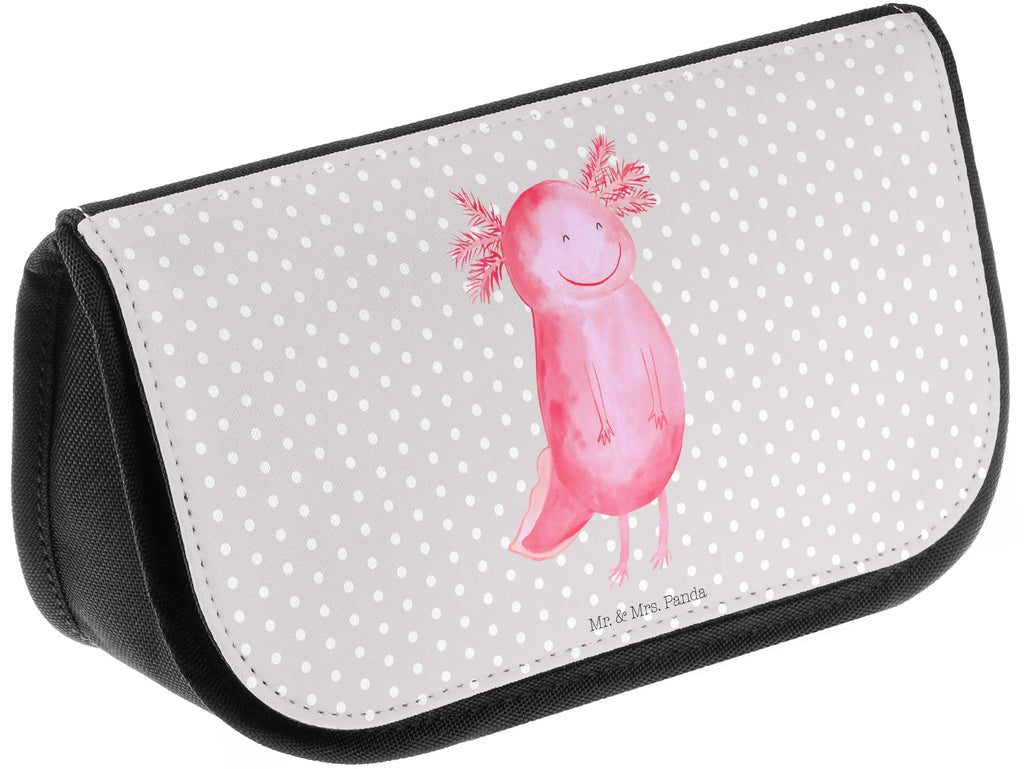 Kosmetyczka Aksolotl Szczęśliwy Reisenecessaires, reise kosmetiktasche, Beautybag, bad tasche, Schminktäschchen, Necessaire, kleines Täschchen, kosmetiktäschchen, hygiene tasche, Beauty Bag, zubehörtasche, Schminkbeutel, toilettenbeutel, Waschbeutel, Kulturbeutel, kulturtäschchen, Toilettentasche, beauty case, reiseschminktasche, Kosmetiktasche, Waschtasche, Schminktasche, beauty tasche, Make-Up Bag, Organizer Tasche, Kulturtasche, utensilientasche, kosmetik beutel, Axolotl, Molch, Motivation, Lurch, Axolot, Lurche, Gute Laune, Schwanzlurch