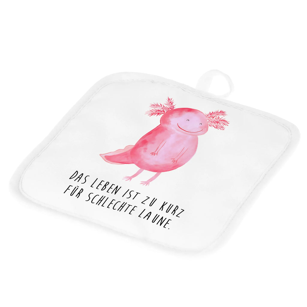2er Set Topflappen  Axolotl glücklich Topfhandschuhe, Topflappen, Topflappen 2er Set, Topflappenset, Topflappen Set, Topflappen mit Spruch, Schöne Topflappen, Ofenhandschuh, Ofenhandschuhe, Topflappen lustig, Topfuntersetzer, Topfhandschuh, Axolotl, Molch, Lurche, gute Laune, Schwanzlurch, Lurch, Axolot, Motivation
