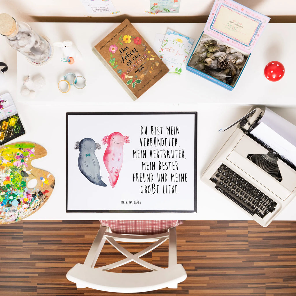 Schreibtischunterlage Axolotl Freundin schreibtischauflagen, schreibauflage, schreibmatte, schreibauflagen, pultunterlage, schreibtischmatte, tischmatte, tischauflagen, Schreibtischauflage, Schreibtisch Matte, Tischunterlage, schreibtischunterlage, arbeitsunterlage, Schreibtisch Unterlagen, schreibtischunterlagen, Schreibunterlage, tischauflage, tischpads, tischpad, arbeitsmatte, tischmatten, Axolotl, Molch, Lurch, Freund, Lurche, Schwanzlurch, Verlobter, Valentinstag, Liebe, Jahrestag, Ehemann, Liebesbeweis, Axolot, Große Liebe