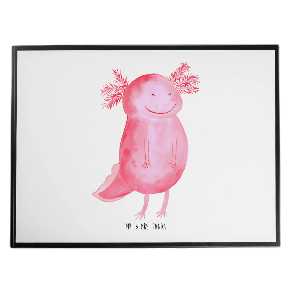 Schreibtischunterlage Axolotl Glücklich Schreibtischunterlage Groß, Schreibtisch Unterlagen, Schreibtischauflage, Schreibwaren, Bürobedarf, Büroartikel, Schreibunterlage, Axolotl, Molch, gute Laune, Motivation, Axolot, Lurche, Schwanzlurch, Lurch