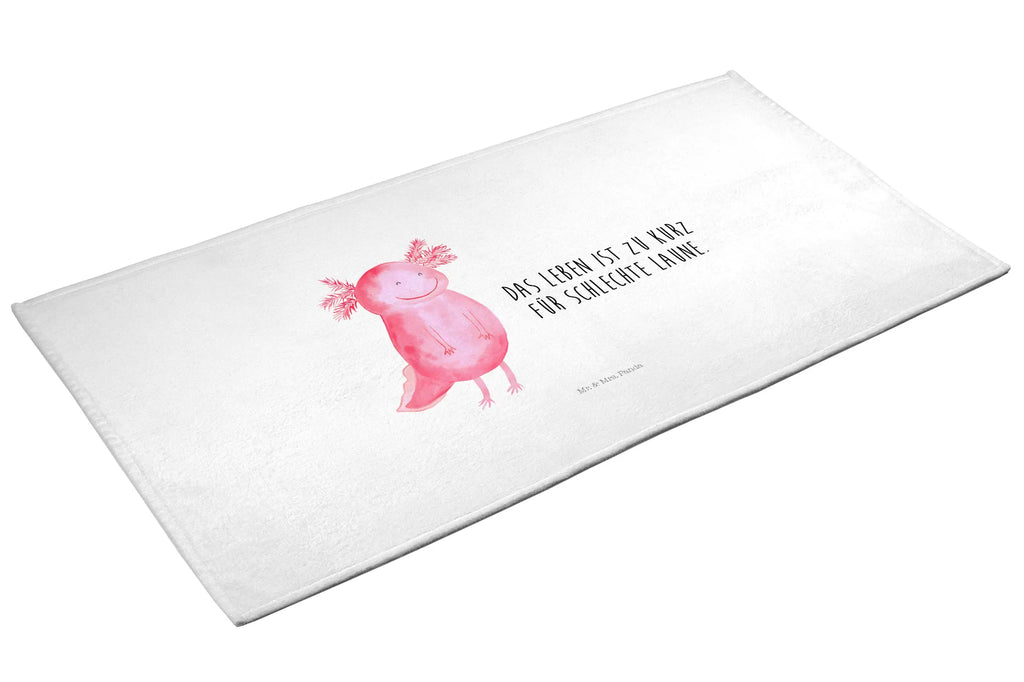 50 x 100 ręcznik Aksolotl Szczęśliwy Axolotl, Molch