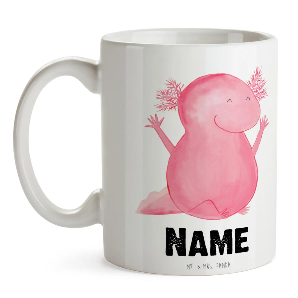 Personalised cup axolotl Hooray Axolotl, Axelotl, marine animals, Mexican walking fish, salamander, satisfaction, amphibian, joy, cheerful, axolotl, axolot, fun, tail, motivation