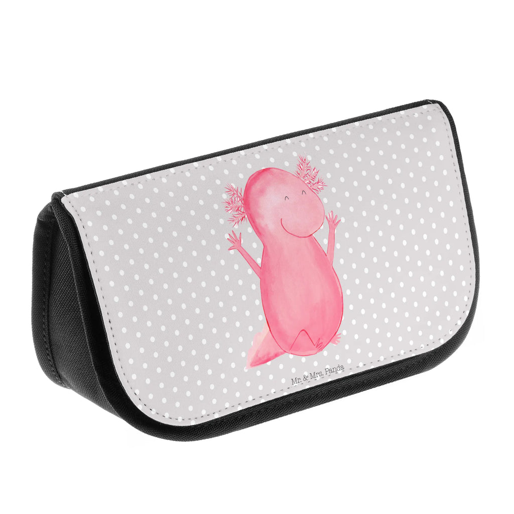 Cosmetics bag axolotl Hooray Toilet bag, Make-up bag, Cosmetic bag, Cosmetics, Mudflap case, Bag, Sludge bag, Wallet, Axolotl, Axelotl, marine animals, Mexican walking fish, salamander, motivation, satisfaction, axolot, amphibian, fun, tail, axolotl, cheerful, joy