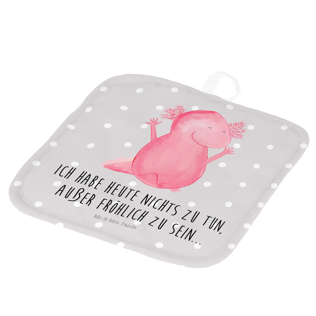 2-elementowy zestaw podkładek pod garnki Axolotl Hurra Ofenhandschuh, Topflappen, Topflappen Set, Topflappen lustig, Topflappen 2er Set, Topflappen mit Spruch, Topfuntersetzer, Schöne Topflappen, Topflappenset, Topfhandschuhe, Topfhandschuh, Ofenhandschuhe, Axolotl, Molch, Axolot, Spaß, Lurch, Schwanzlurch, Lurche, Motivation, Zufriedenheit, Freude, fröhlich