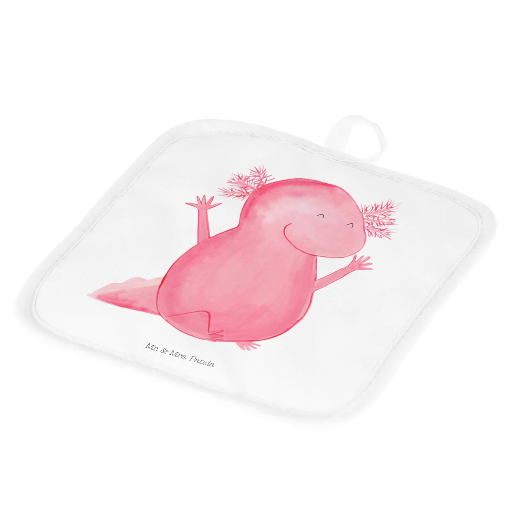 2-elementowy zestaw podkładek pod garnki Axolotl Hurra Ofenhandschuh, Topflappen, Topflappen Set, Topflappen lustig, Topflappen 2er Set, Topflappen mit Spruch, Topfuntersetzer, Schöne Topflappen, Topflappenset, Topfhandschuhe, Topfhandschuh, Ofenhandschuhe, Axolotl, Molch, Axolot, Spaß, Lurch, Schwanzlurch, Lurche, Motivation, Zufriedenheit, Freude, fröhlich