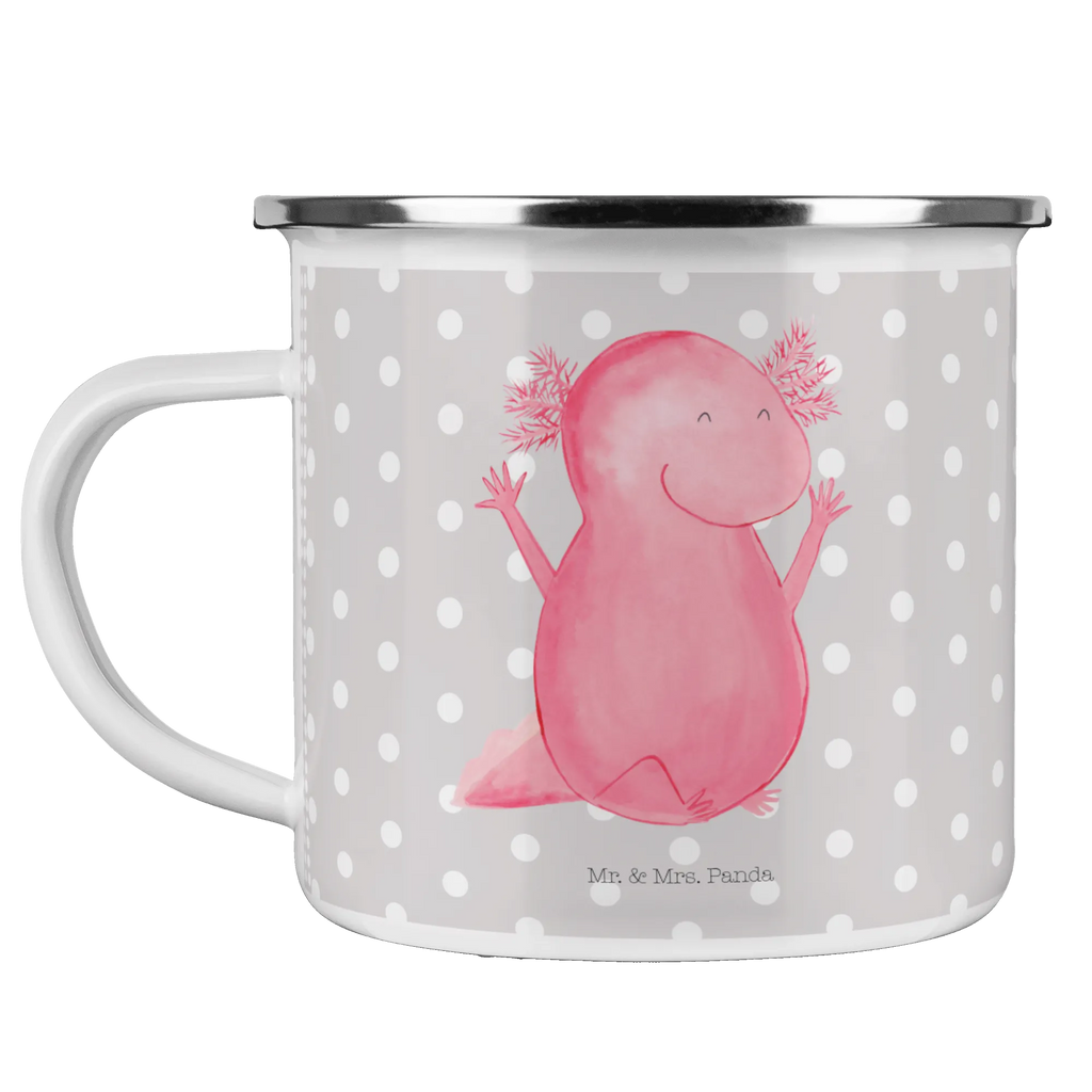 Camping Emaille Tasse Axolotl Hurra Emailletasse, emaillebecher, metallbecher, Becher, reisetasse, Tasse Emaille, Campingtasse, Kaffeebecher, Reisebecher, Pott, Trinkbecher, Emaille Becher, becher emaille, Emaille Tasse, Tasse, Metalltasse, Kaffeetasse, wanderbecher, wandertasse, Campingbecher, blechbecher, Blechtasse, Teetasse, Teebecher, Molch, Axolotl, Axolot, Freude, Schwanzlurch, Spaß, Lurch, Lurche, Motivation, Fröhlich, Zufriedenheit
