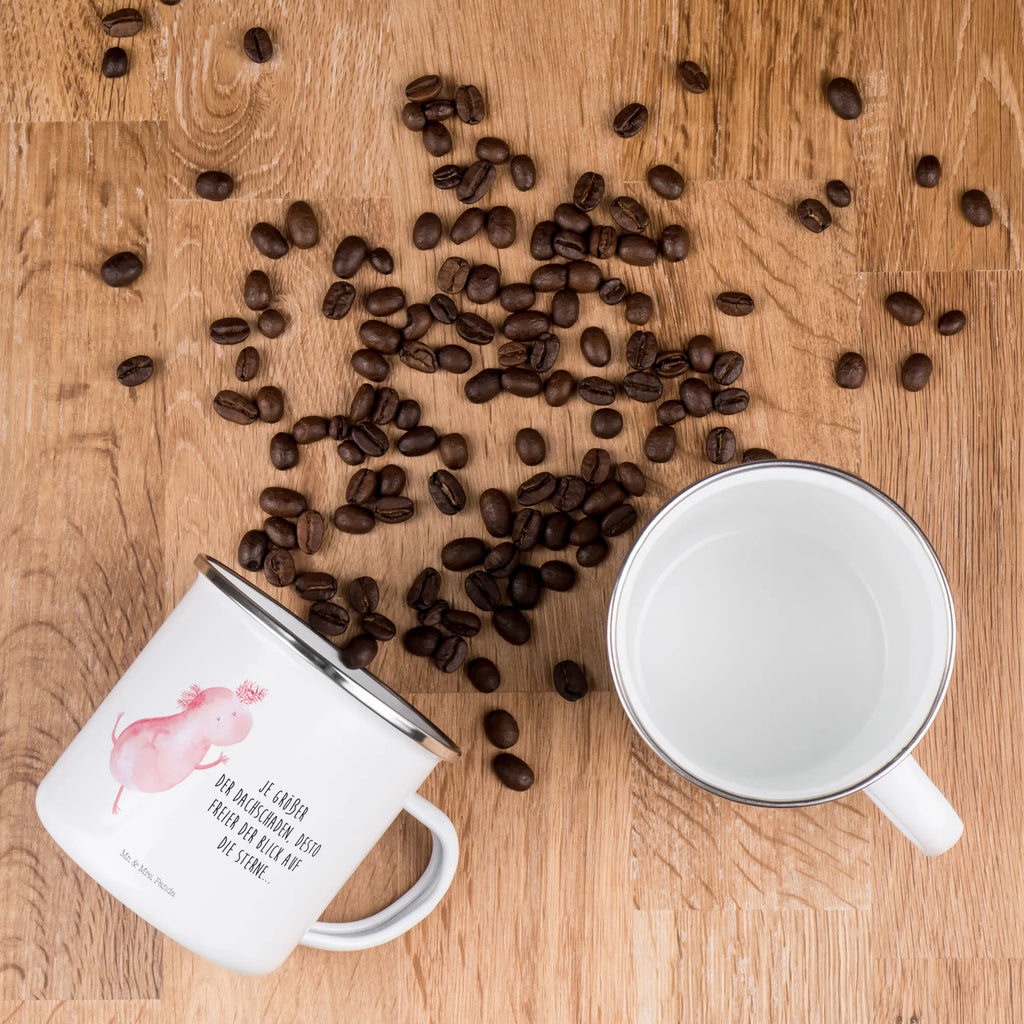 Kempingowy kubek emaliowany aksolotl tańczyć Campingtasse, Reisebecher, Teebecher, Emaille Becher, Blechtasse, Tasse, Kaffeebecher, Trinkbecher, blechbecher, Pott, Becher, becher emaille, Teetasse, Metalltasse, wandertasse, metallbecher, wanderbecher, Tasse Emaille, Emaille Tasse, reisetasse, Campingbecher, emaillebecher, Kaffeetasse, Emailletasse, Molch, Axolotl, Sterne, Freundin, Lurche, Dachschaden, Beste Freundin, Lurch, Schwanzlurch, Verrückt, Axolot