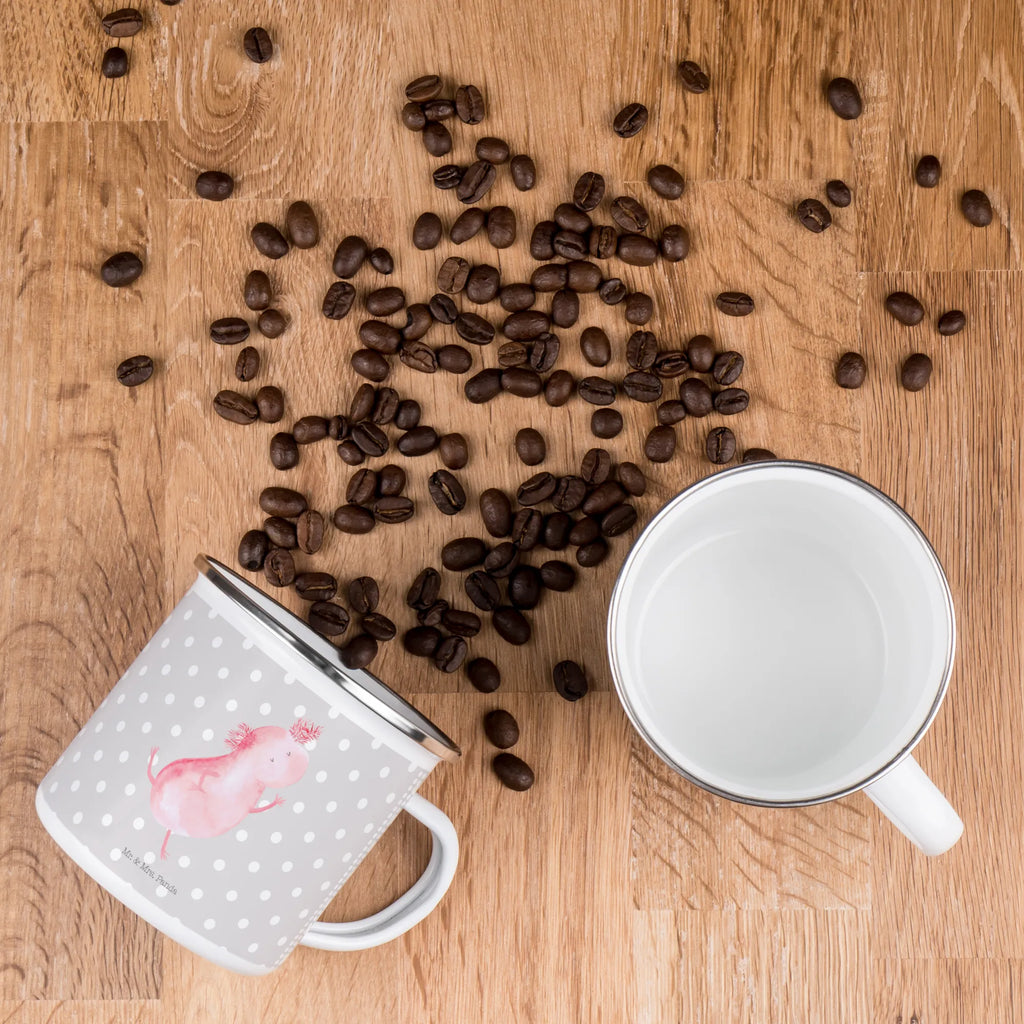 Kempingowy kubek emaliowany aksolotl tańczyć Campingtasse, Reisebecher, Teebecher, Emaille Becher, Blechtasse, Tasse, Kaffeebecher, Trinkbecher, blechbecher, Pott, Becher, becher emaille, Teetasse, Metalltasse, wandertasse, metallbecher, wanderbecher, Tasse Emaille, Emaille Tasse, reisetasse, Campingbecher, emaillebecher, Kaffeetasse, Emailletasse, Molch, Axolotl, Sterne, Freundin, Lurche, Dachschaden, Beste Freundin, Lurch, Schwanzlurch, Verrückt, Axolot