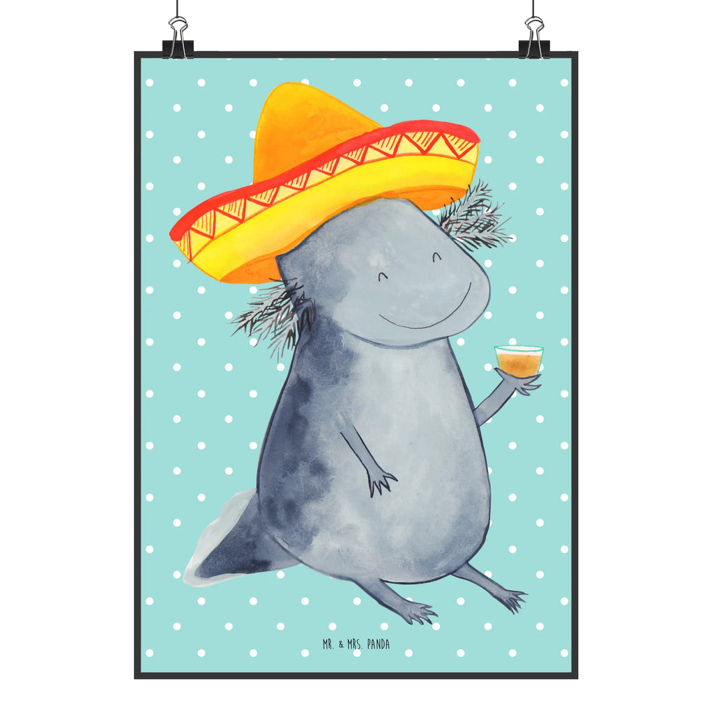 Poster axolotl tequila Mr. & Mrs. Panda Poster, Wandbild, Poster, Wanddekoration, kunst für die wand, Kunstdruck, grafikposter, Designposter, drucke, Wanddeko Bild, Deko Bild, kunstdruck poster, Bild für Wand, Posterdruck, kunstposter, Wandschmuck, Bild, Plakat, wandkunst, Wandposter, wanddeko, wanddruck, Molch, Axolotl, Feuersalamander, Motivation, Spruch, Mexiko, Lurch, Schwanzlurch, Lurche, Zitrone, Feuerdrache, Tequila, Mexico, Axolot, Sombrero