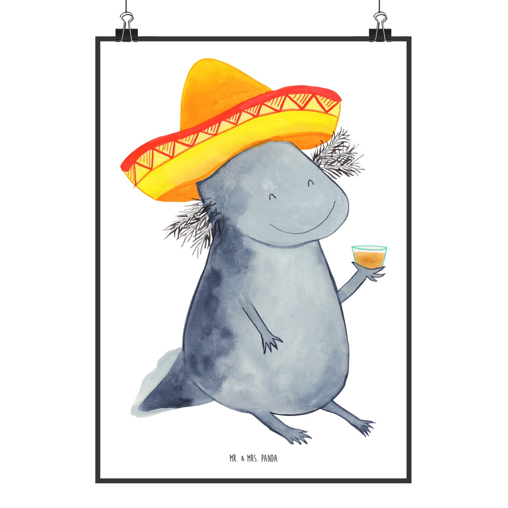 Poster axolotl tequila Mr. & Mrs. Panda Poster, Wandbild, Poster, Wanddekoration, kunst für die wand, Kunstdruck, grafikposter, Designposter, drucke, Wanddeko Bild, Deko Bild, kunstdruck poster, Bild für Wand, Posterdruck, kunstposter, Wandschmuck, Bild, Plakat, wandkunst, Wandposter, wanddeko, wanddruck, Molch, Axolotl, Feuersalamander, Motivation, Spruch, Mexiko, Lurch, Schwanzlurch, Lurche, Zitrone, Feuerdrache, Tequila, Mexico, Axolot, Sombrero