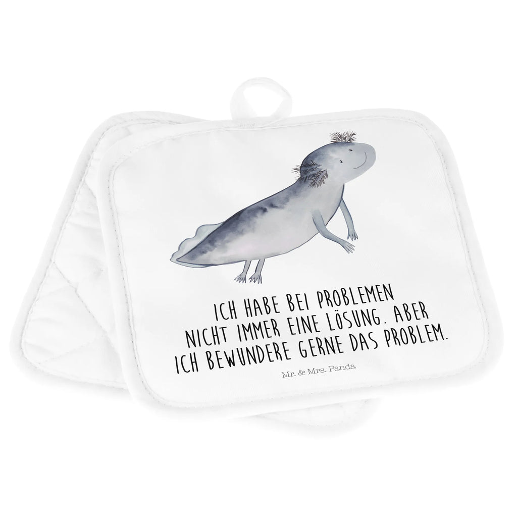 Pot holder axolotl To swim Topfuntersetzer, Topfhandschuhe, Topflappenset, 2er Set Topflappen, Topflappen 2er Set, Topflappen Set, Topflappen, topfhalter, Axolotl, Molch, Lurch, Probleme, Schwanzlurch, Lösungen, Problem, Motivation, Axolot, Lurche