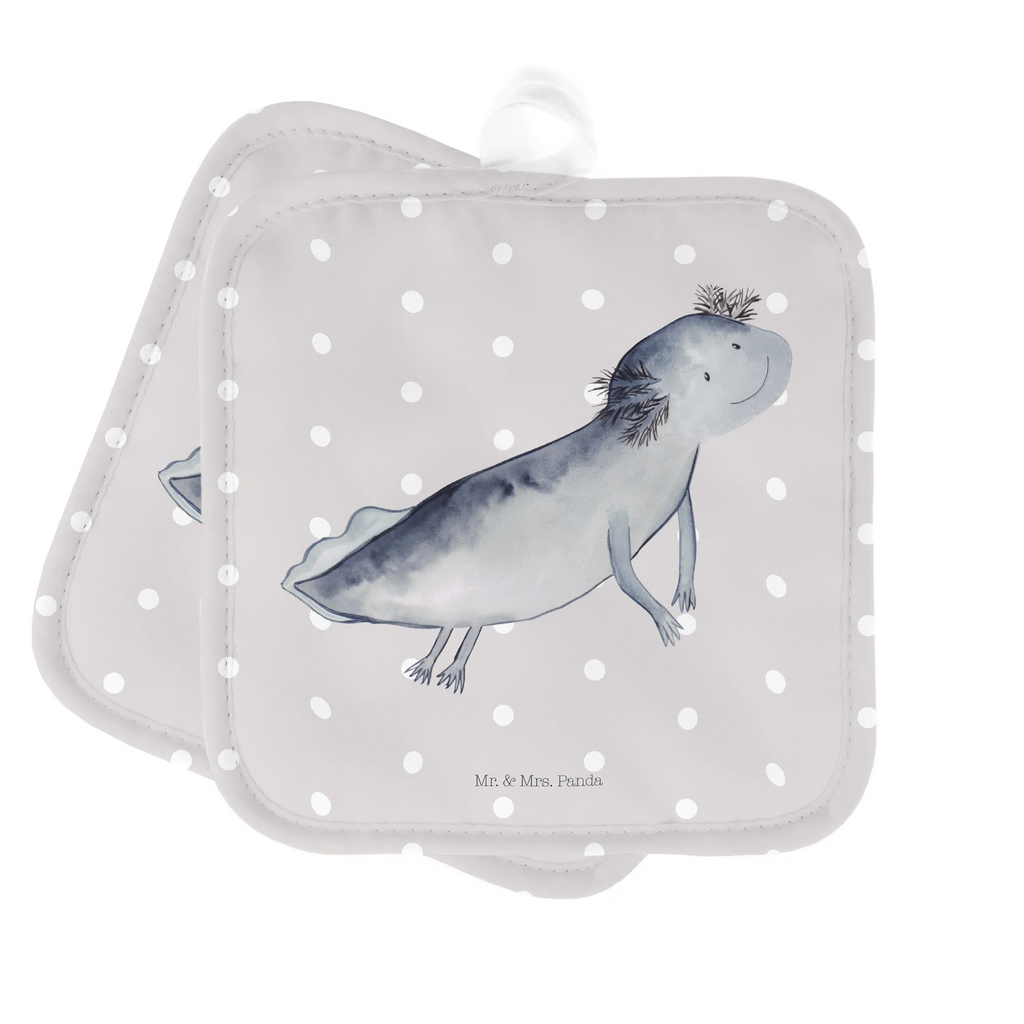 Pot holder axolotl To swim Topfuntersetzer, Topfhandschuhe, Topflappenset, 2er Set Topflappen, Topflappen 2er Set, Topflappen Set, Topflappen, topfhalter, Axolotl, Molch, Lurch, Probleme, Schwanzlurch, Lösungen, Problem, Motivation, Axolot, Lurche