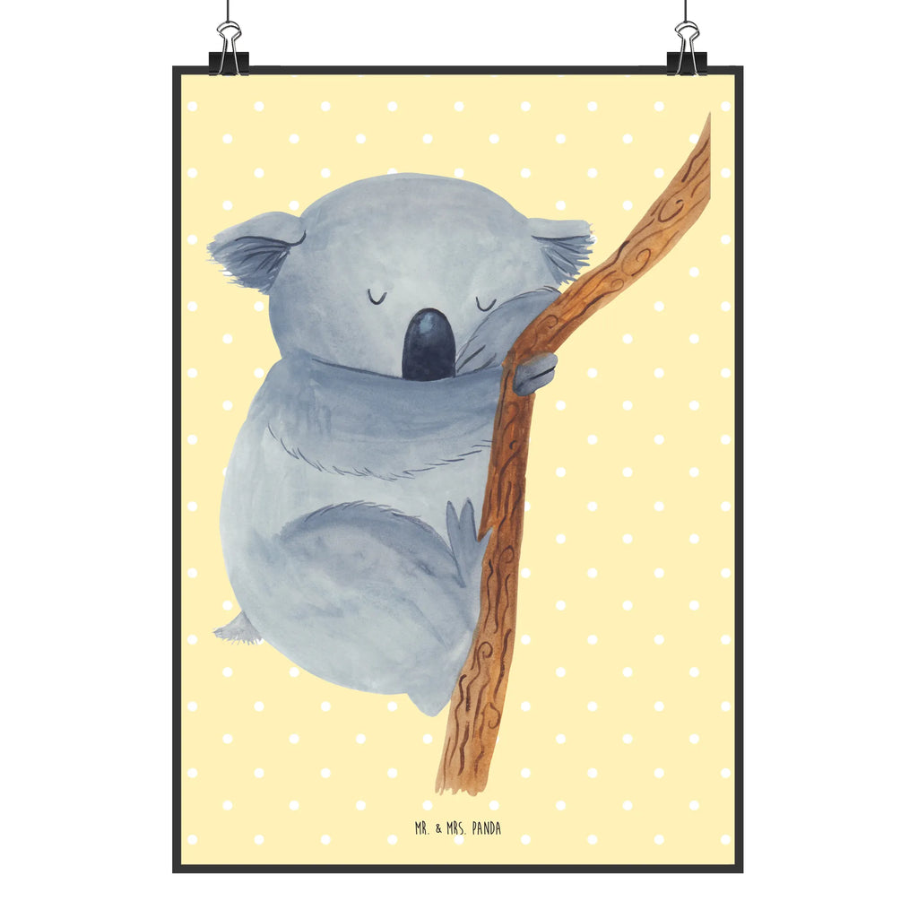 Poster koala Posterdruck, Bild, Poster, Wanddeko Bild, kunst für die wand, Wanddekoration, Wandposter, grafikposter, Kunstdruck, Plakat, drucke, wandkunst, Deko Bild, Bild für Wand, Wandschmuck, wanddeko, Mr. & Mrs. Panda Poster, Designposter, wanddruck, Wandbild, kunstposter, kunstdruck poster, Gute Laune, Tiermotive, Tiere, Lustige Sprüche, schlafen, Traumland, Koala, Schlafzimmer, Bär, Träumen, Traum, Koalabär