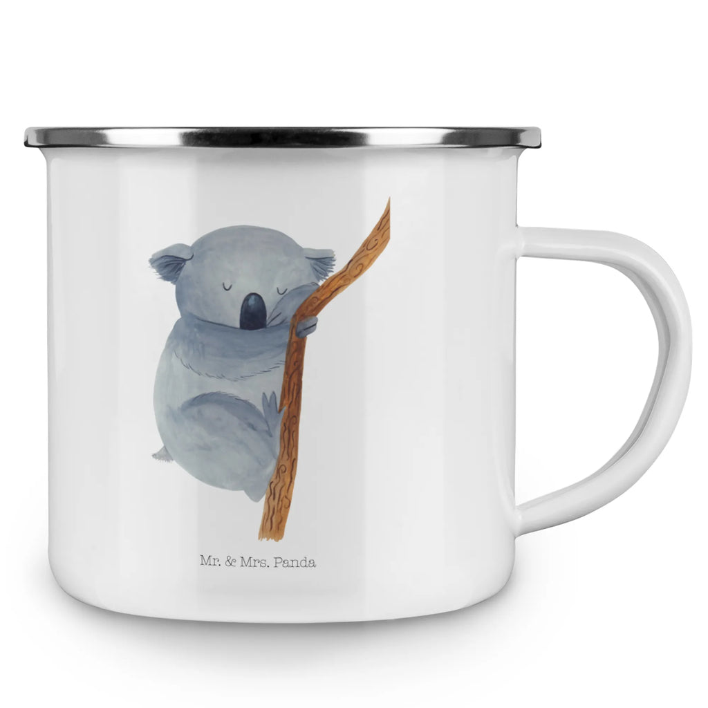Kempingowy kubek emaliowany Koala metallbecher, blechbecher, Metalltasse, Teetasse, Emailletasse, wandertasse, Kaffeetasse, Campingtasse, Kaffeebecher, Trinkbecher, wanderbecher, Blechtasse, becher emaille, emaillebecher, Tasse, Becher, Reisebecher, Campingbecher, Pott, Emaille Becher, Emaille Tasse, Tasse Emaille, Teebecher, reisetasse, Tiere, Tiermotive, Gute Laune, Lustige Sprüche, Traum, Schlafzimmer, Koalabär, Traumland, Träumen, Koala, Bär, schlafen