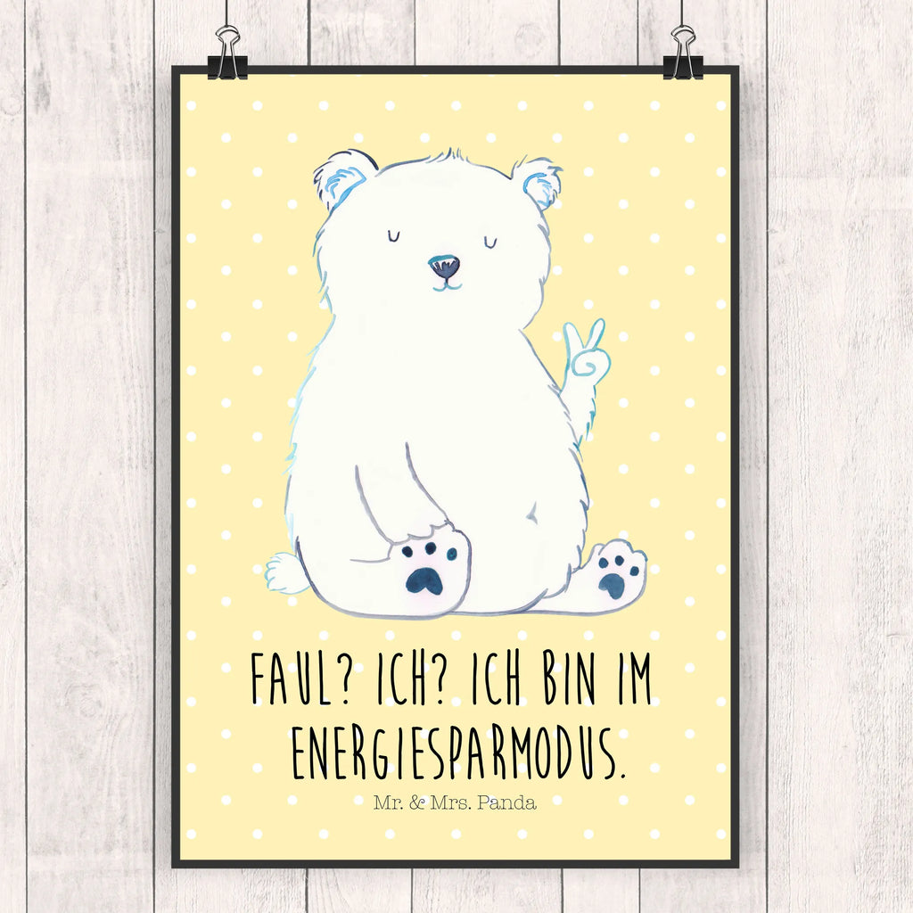 Plakat Niedźwiedź polarny leniwy kunstdruck poster, Deko Bild, Posterdruck, Wanddeko Bild, kunstposter, Designposter, kunst für die wand, grafikposter, drucke, Bild, Wandschmuck, Plakat, Mr. & Mrs. Panda Poster, wandkunst, Kunstdruck, Wanddekoration, Poster, Bild für Wand, Wandbild, Wandposter, wanddruck, wanddeko, Teddybär, Bär, Teddy, Entspannen, Bürojob, Homeoffice, Nordpol, Büro, Arbeitsplatz, Faul, Relaxen, Eisbär, Arbeit