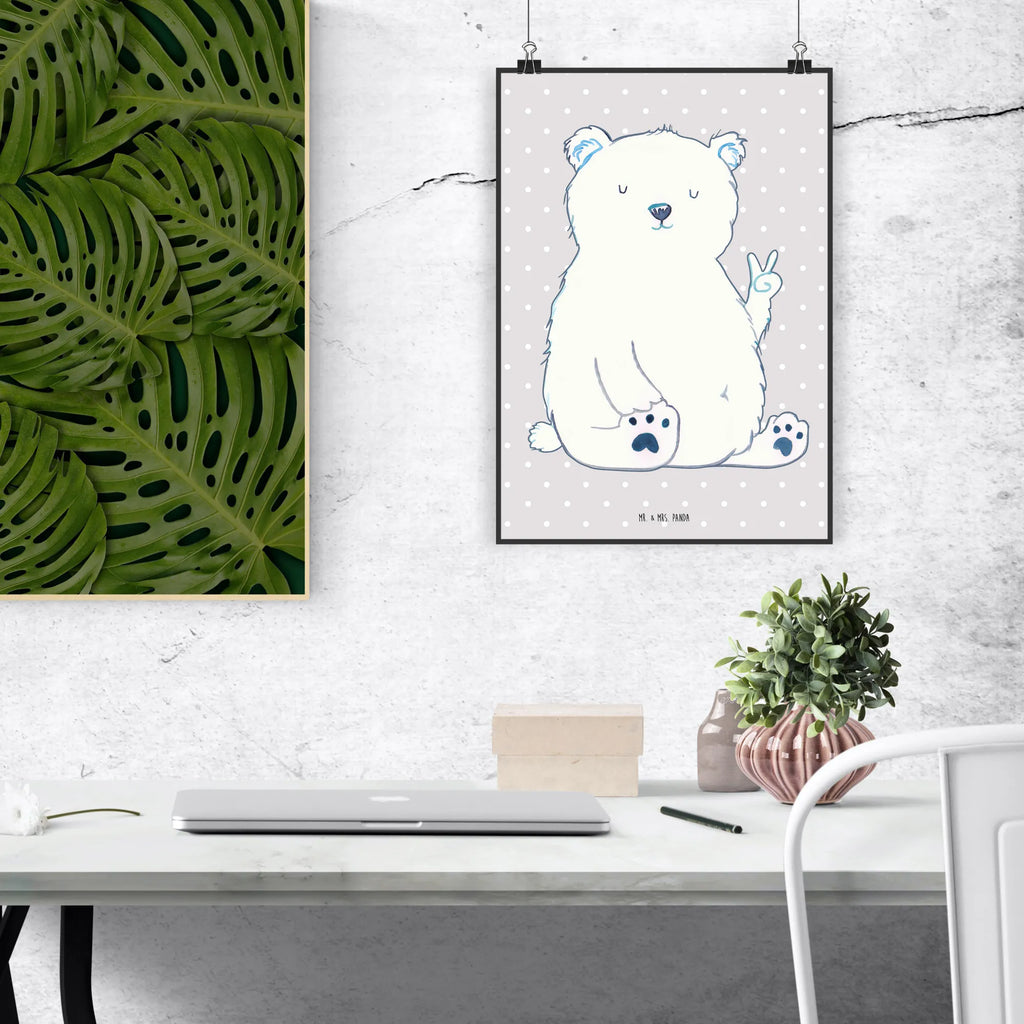Plakat Niedźwiedź polarny leniwy kunstdruck poster, Deko Bild, Posterdruck, Wanddeko Bild, kunstposter, Designposter, kunst für die wand, grafikposter, drucke, Bild, Wandschmuck, Plakat, Mr. & Mrs. Panda Poster, wandkunst, Kunstdruck, Wanddekoration, Poster, Bild für Wand, Wandbild, Wandposter, wanddruck, wanddeko, Teddybär, Bär, Teddy, Entspannen, Bürojob, Homeoffice, Nordpol, Büro, Arbeitsplatz, Faul, Relaxen, Eisbär, Arbeit
