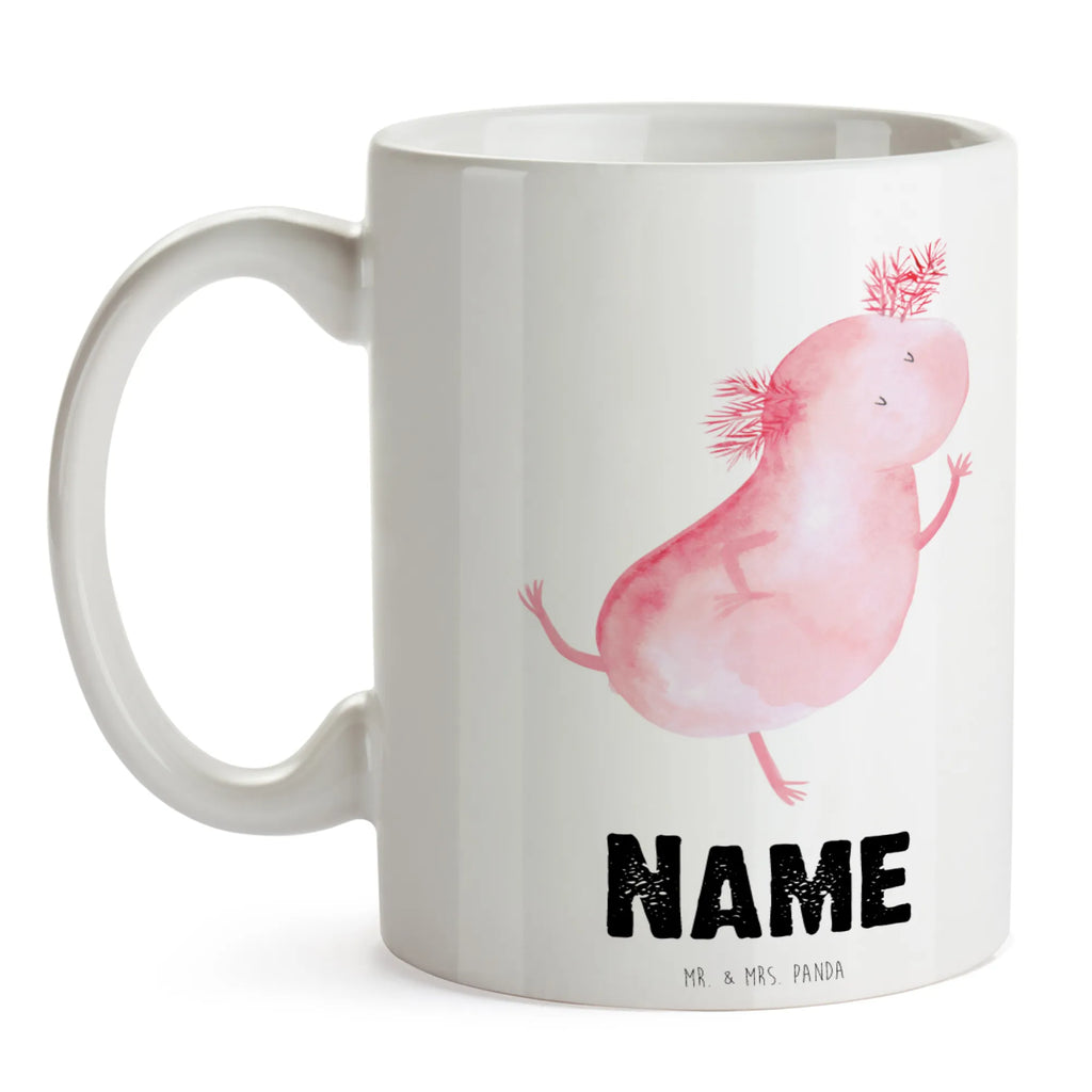 Personalised cup axolotl Dance Personalisierte Tasse, Tasse mit Namen, Wunschname, Drucken, Namenstasse, Tasse, Personalisiert, Namen, Axolotl, Molch, Schwanzlurch, verrückt, Freundin, Lurch, Dachschaden, Axolot, beste Freundin, Lurche, Sterne
