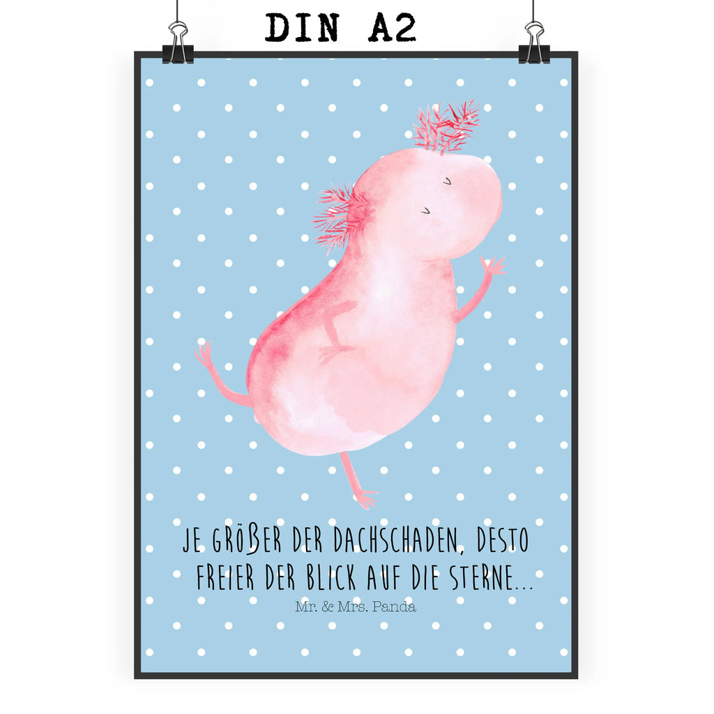 Poster Axolotl Tanzen Bild, Poster, kunstdruck poster, Wanddekoration, Deko Bild, drucke, Wandbild, kunst für die wand, Kunstdruck, wanddruck, kunstposter, Wandschmuck, Posterdruck, wanddeko, Plakat, grafikposter, Mr. & Mrs. Panda Poster, Wandposter, Wanddeko Bild, Designposter, wandkunst, Bild für Wand, Molch, Axolotl, Schwanzlurch, Axolot, Freundin, Lurch, Sterne, Dachschaden, Lurche, Verrückt, Beste Freundin