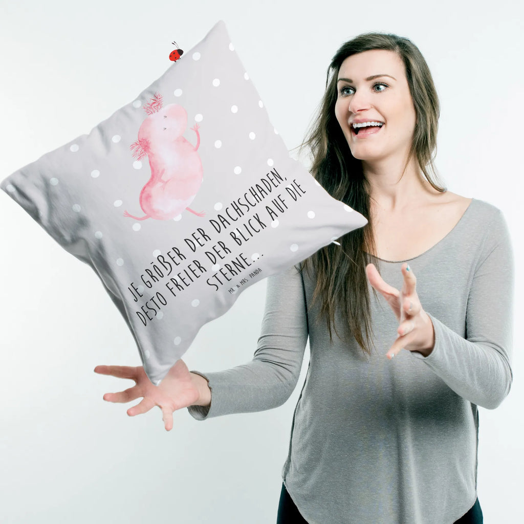 40x40 poduszka aksolotl tańczyć Axolotl, Molch