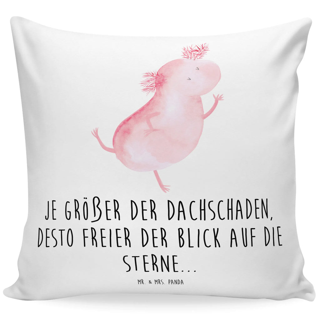 40x40 poduszka aksolotl tańczyć Axolotl, Molch