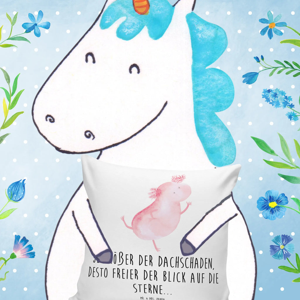 40x40 poduszka aksolotl tańczyć Axolotl, Molch