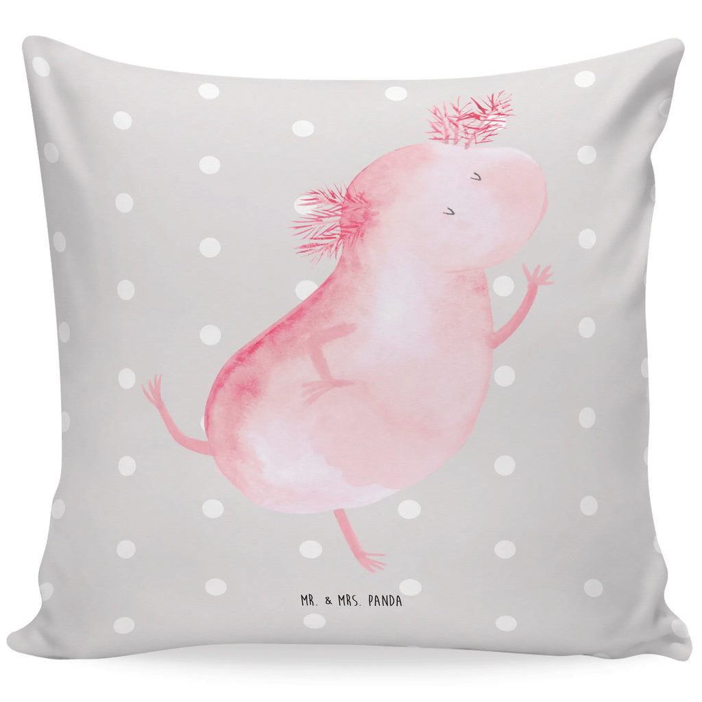 40x40 poduszka aksolotl tańczyć Axolotl, Molch
